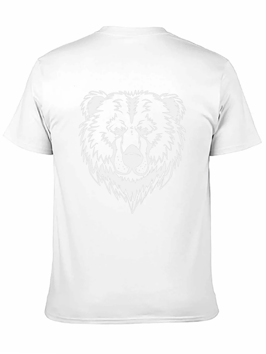 Mens Black T-Shirt - Graphic Bear Design