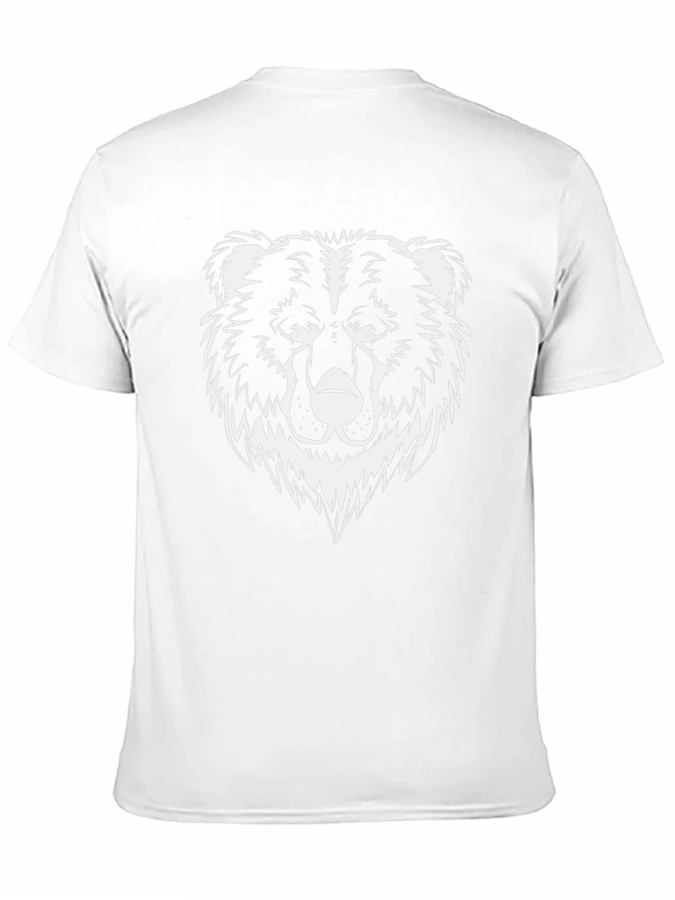 Mens Black T-Shirt - Graphic Bear Design