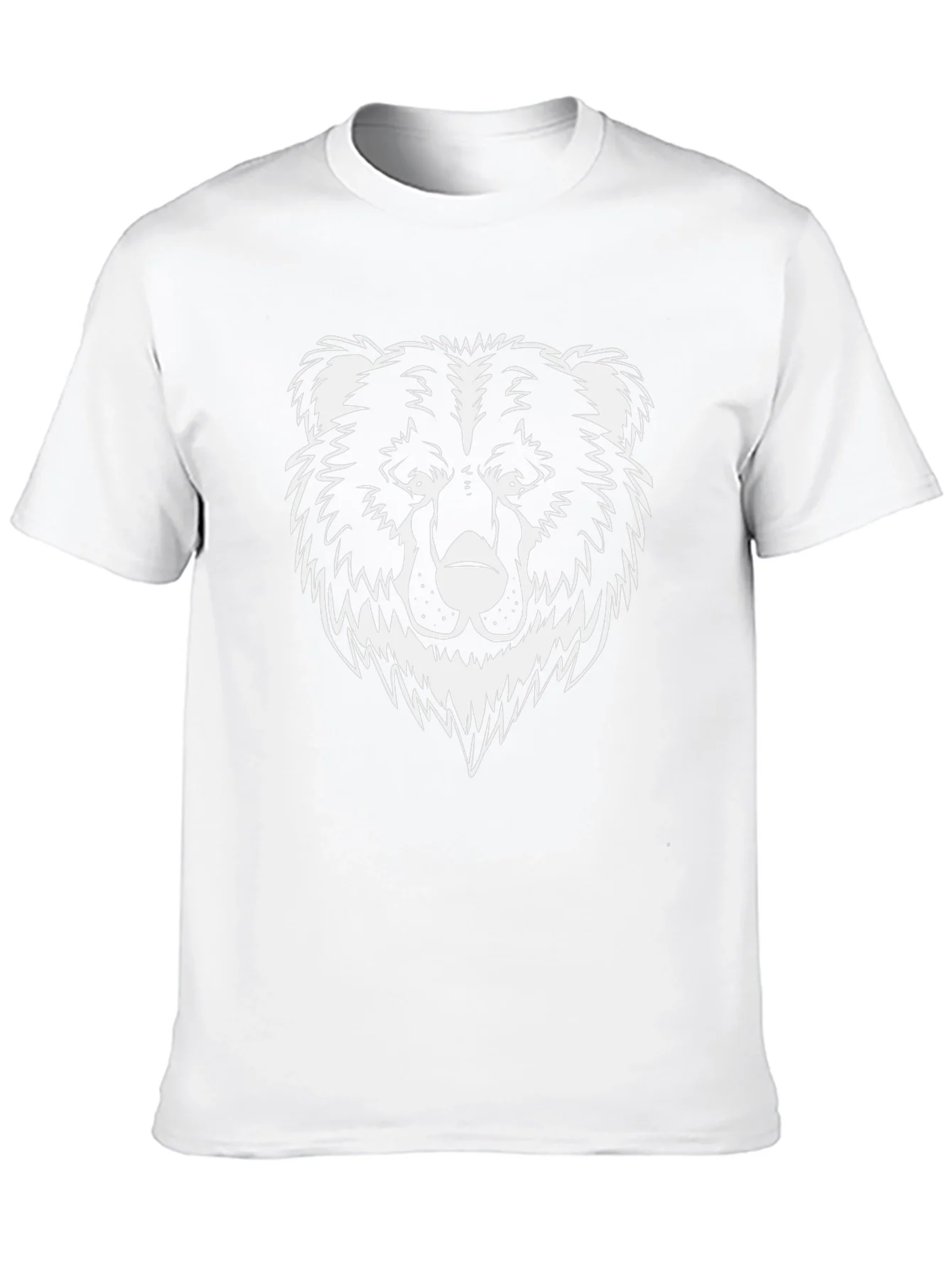 Mens Black T-Shirt - Graphic Bear Design