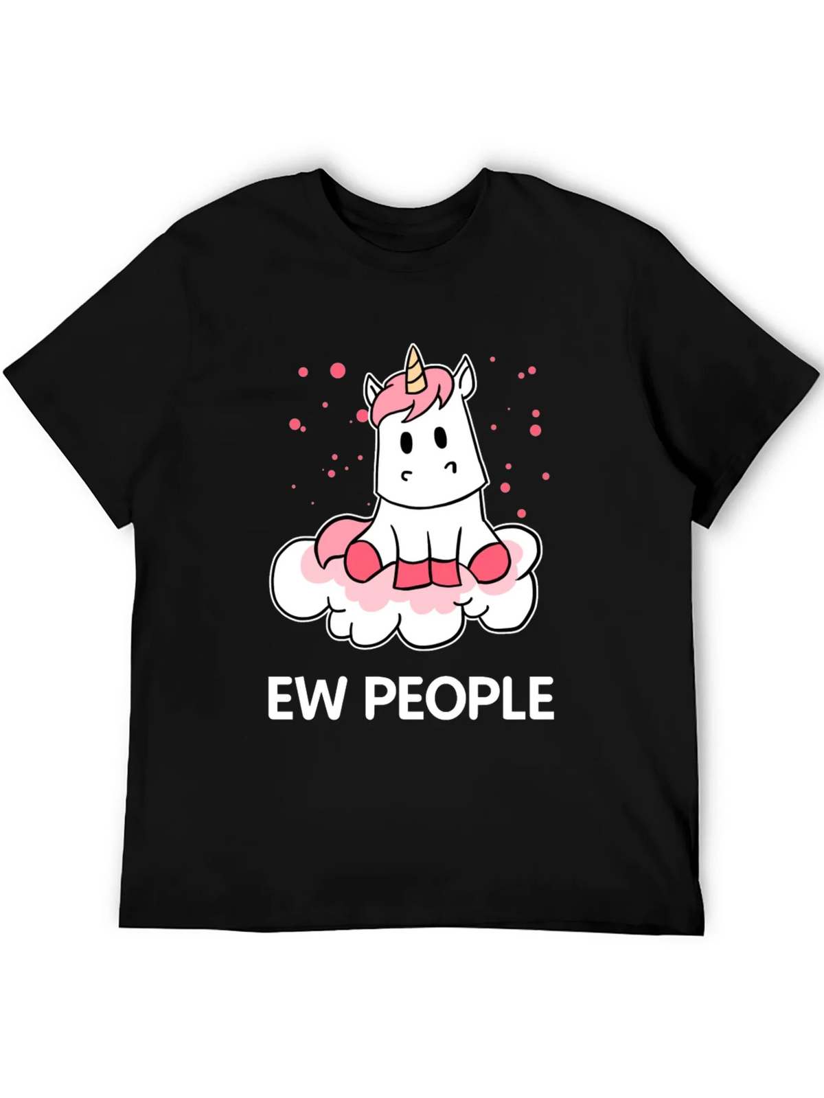 Ew People Unicorn Graphic Tee - Funny Introvert T-Shirt
