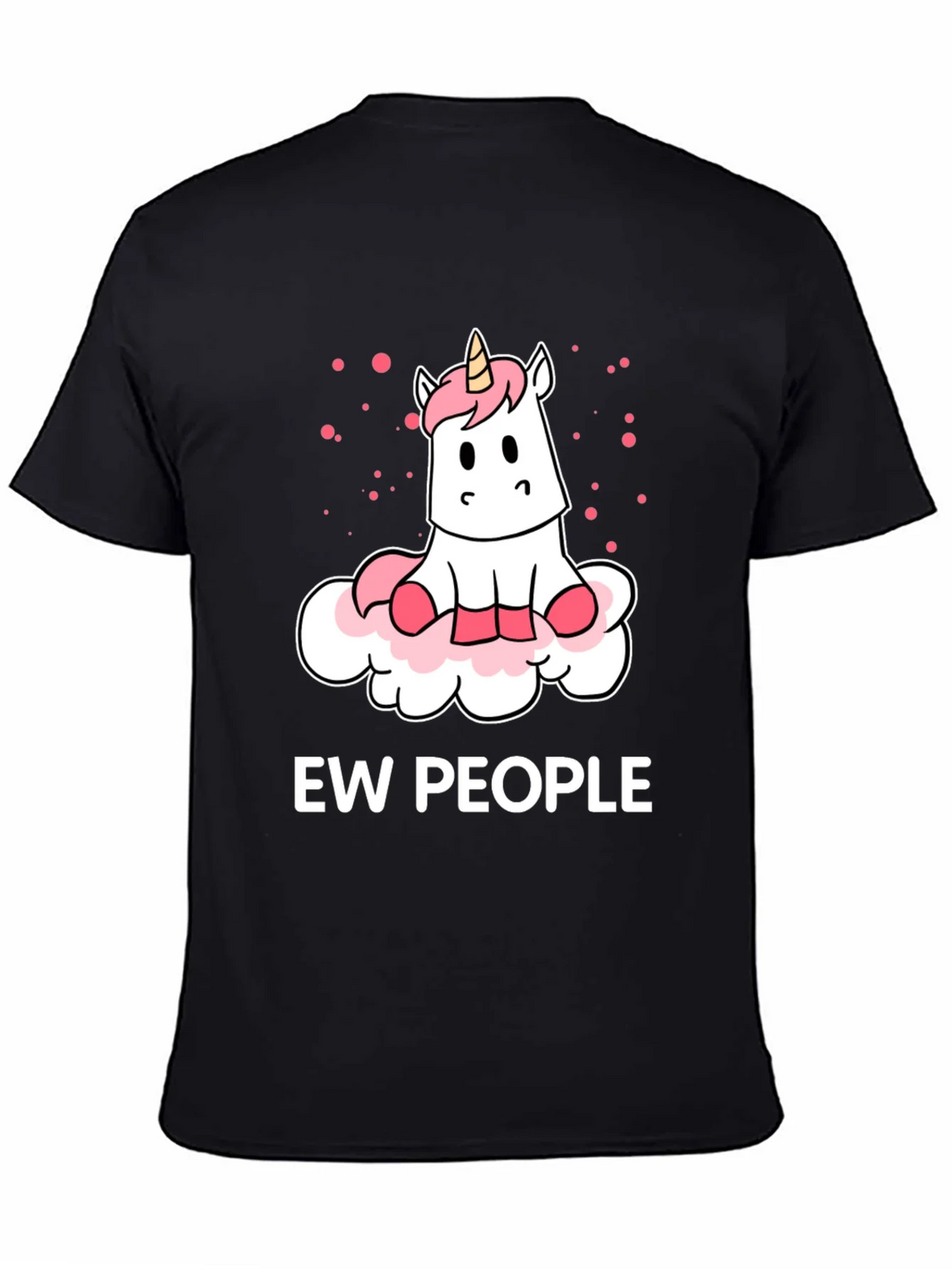 Ew People Unicorn Graphic Tee - Funny Introvert T-Shirt