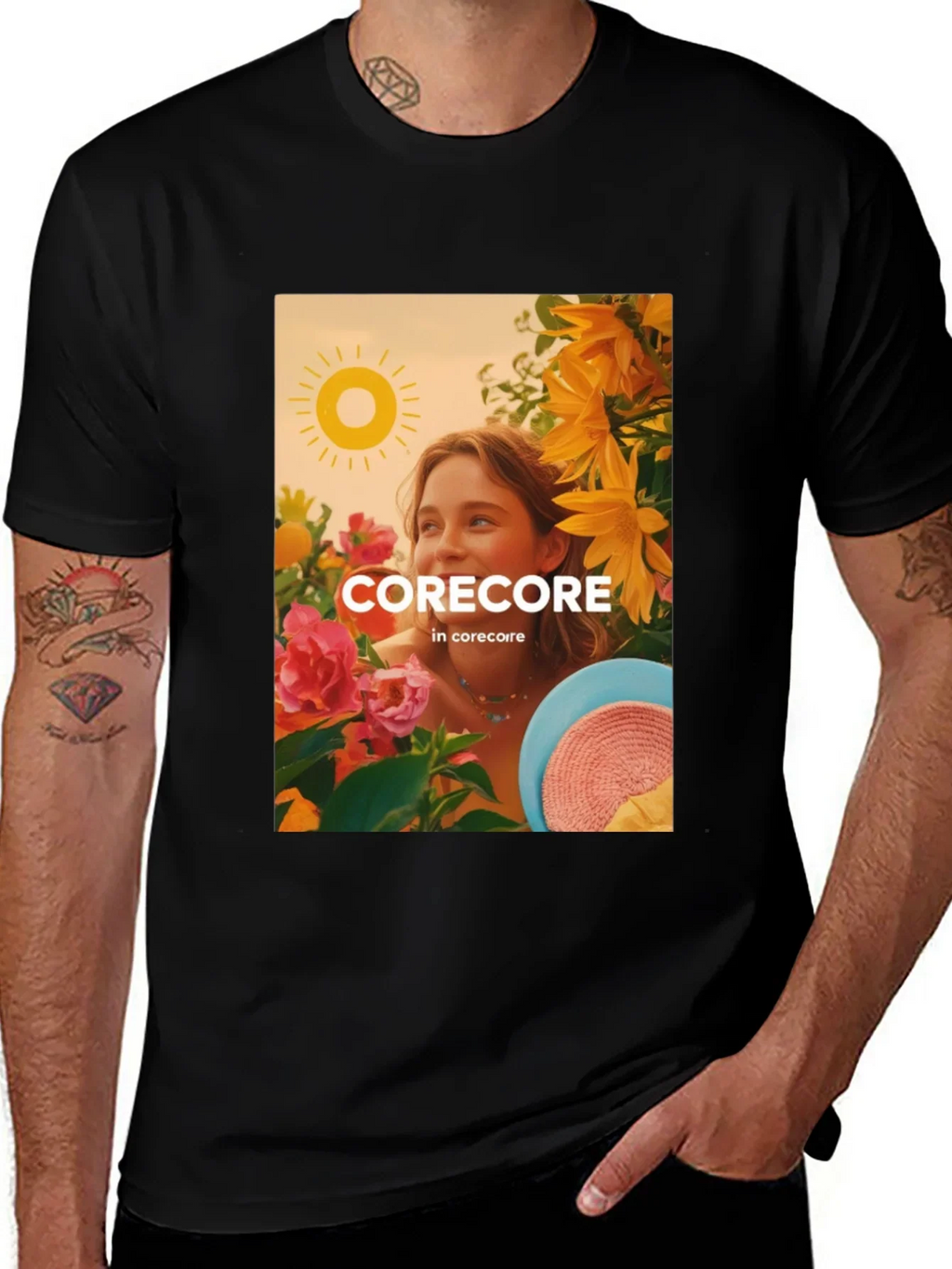 Corecore Graphic T-Shirt - Black