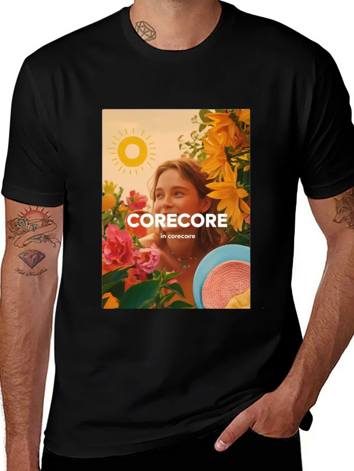 Corecore Graphic T-Shirt - Black