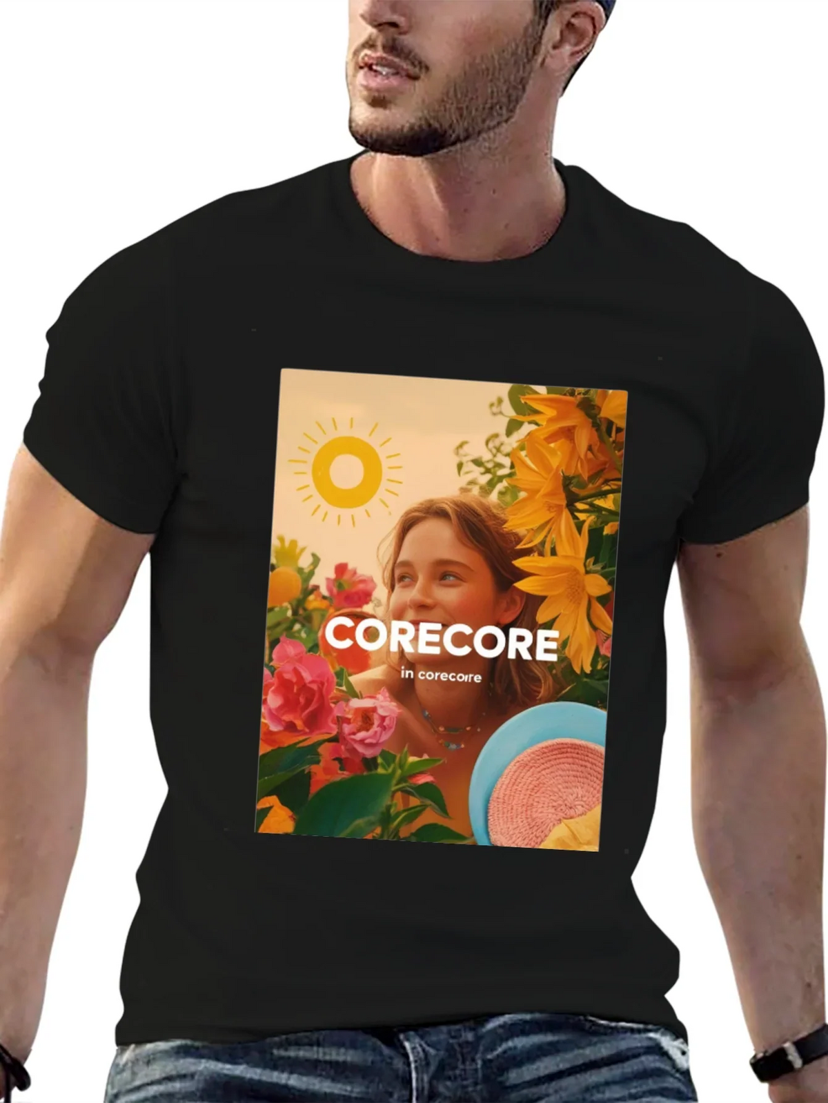 Corecore Graphic T-Shirt - Black