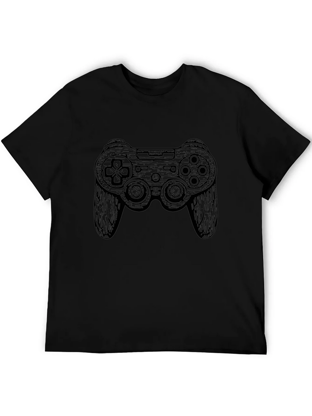 Gaming Controller Graphic Tee - Black