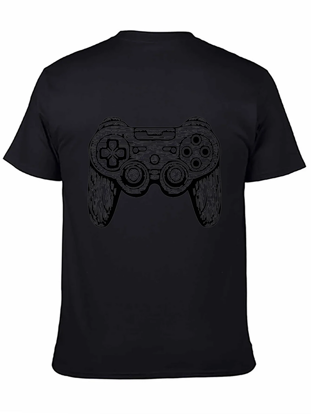 Gaming Controller Graphic Tee - Black