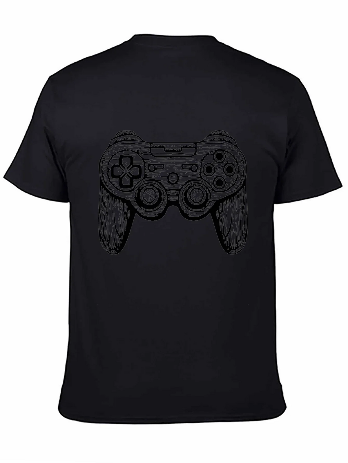Gaming Controller Graphic Tee - Black