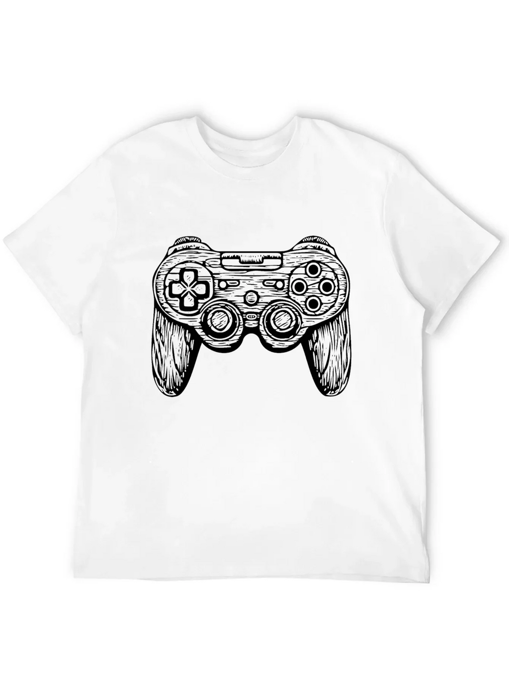 Gaming Controller Graphic Tee - Black