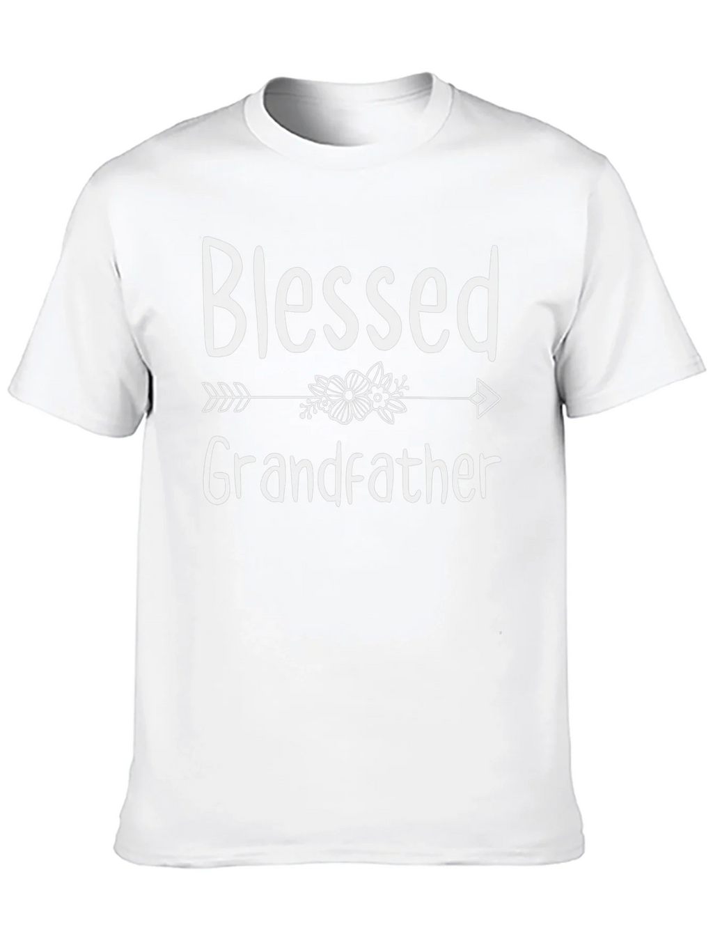 Blessed Grandfather Graphic Tee - Black