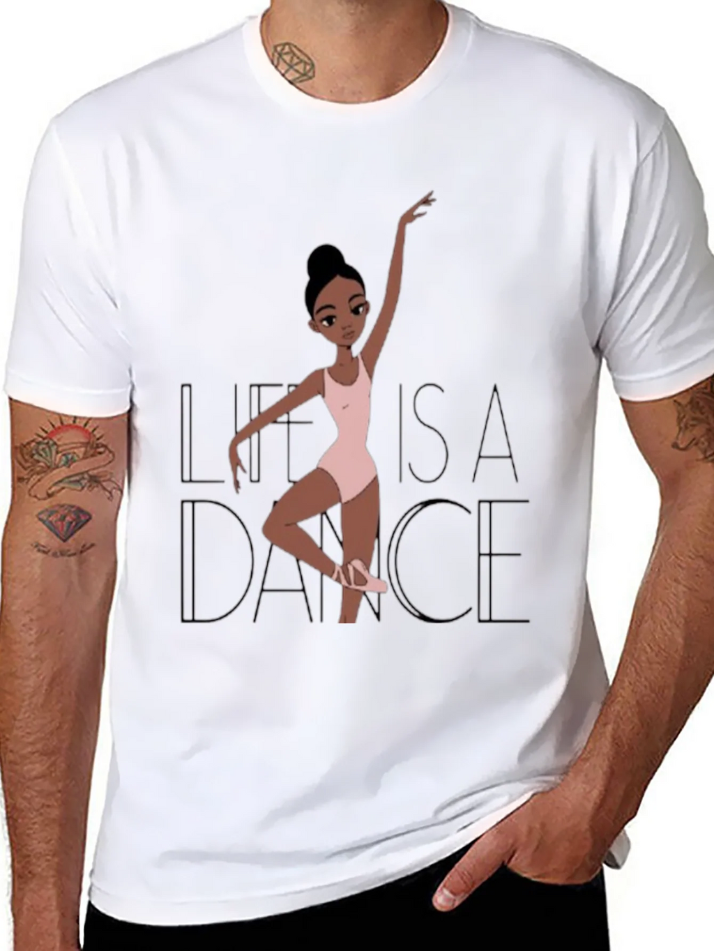 Life is a Dance T-Shirt - Ballerina Graphic Tee