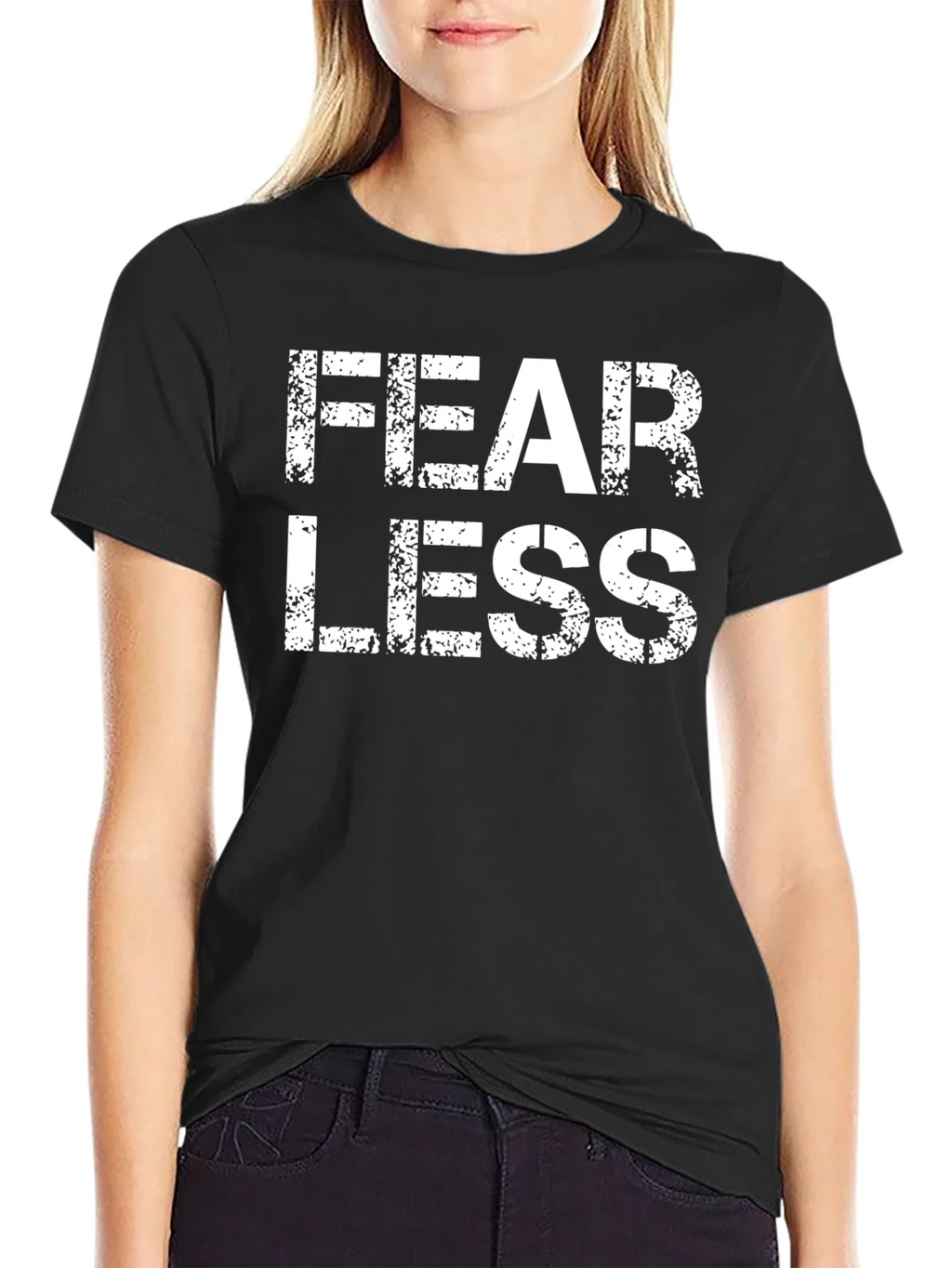 Fearless Black T-Shirt - Bold Graphic Tee