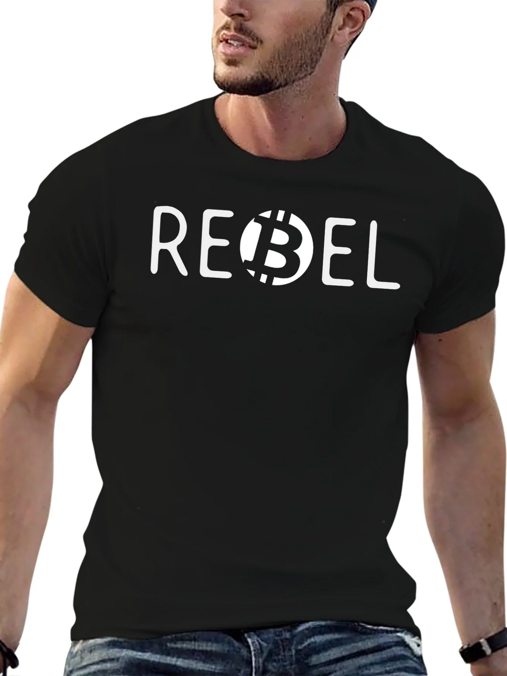 Bitcoin Rebel Black T-Shirt