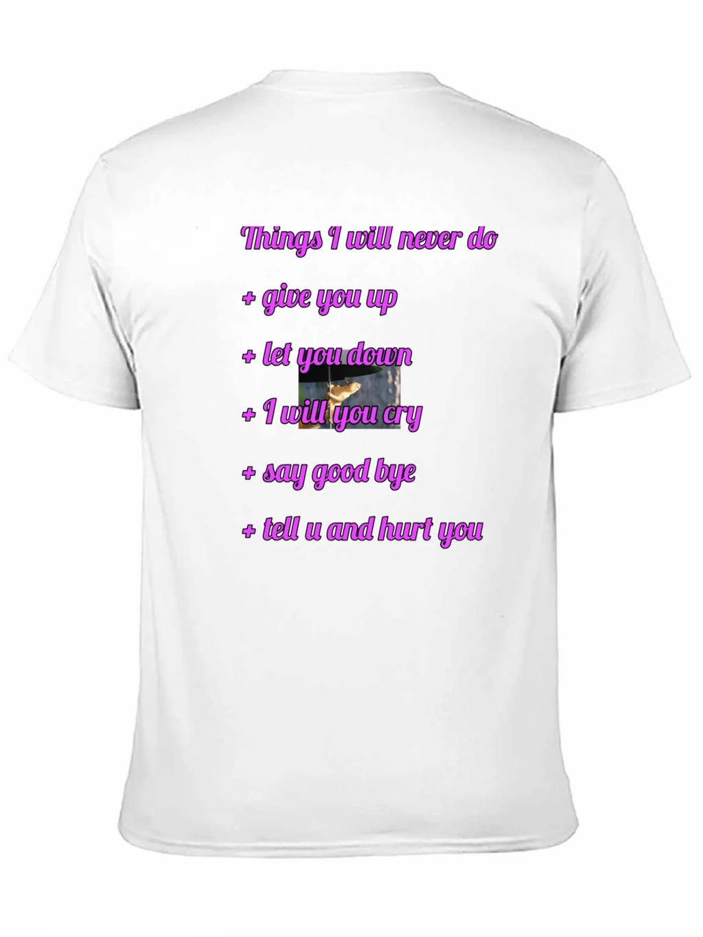 Rick Roll Never Gonna Give You Up Funny T-Shirt