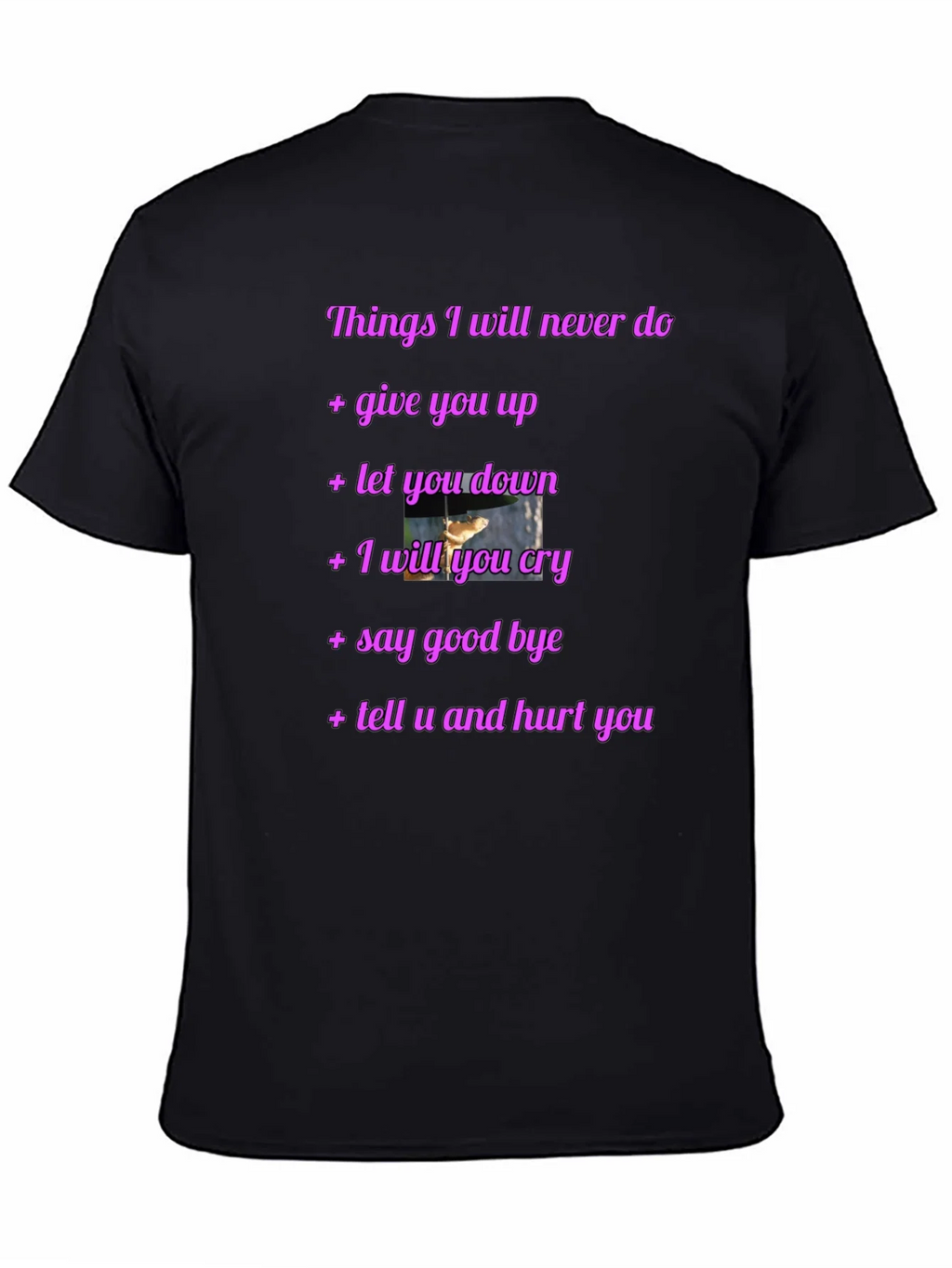 Rick Roll Never Gonna Give You Up Funny T-Shirt