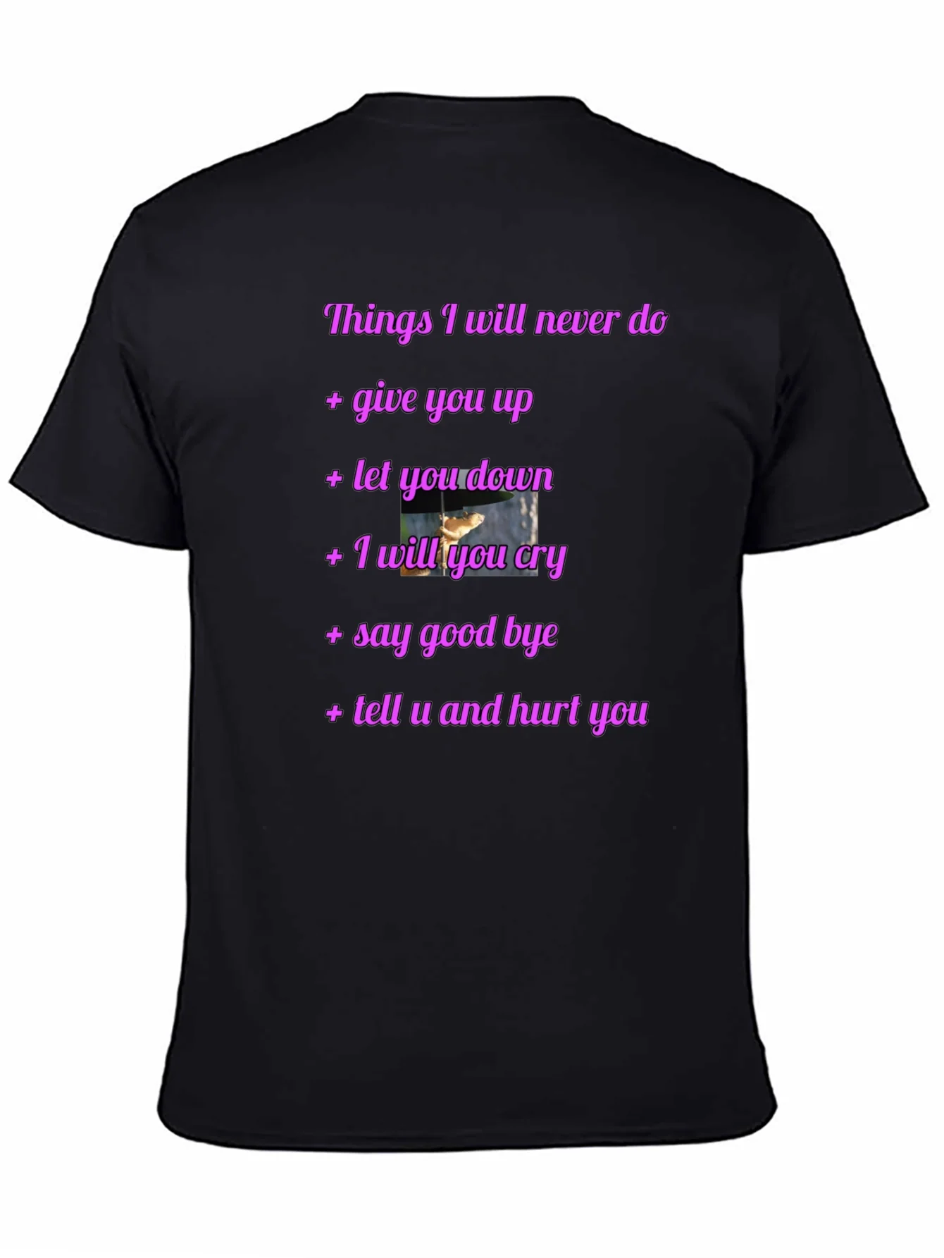 Rick Roll Never Gonna Give You Up Funny T-Shirt