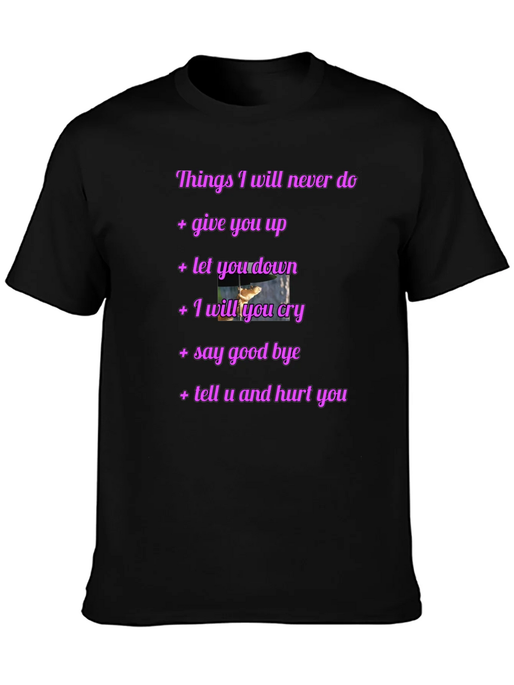 Rick Roll Never Gonna Give You Up Funny T-Shirt
