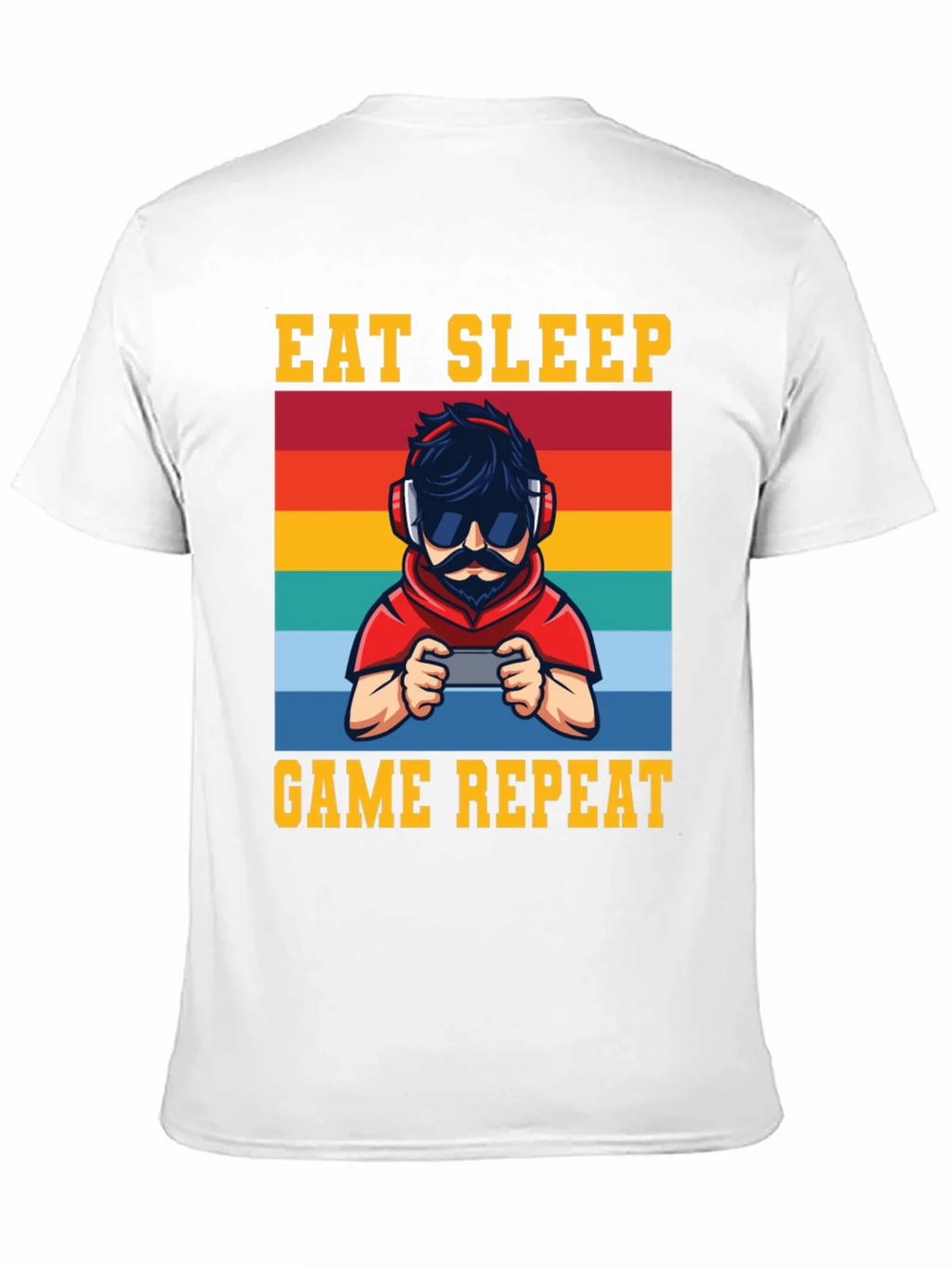 Eat Sleep Game Repeat Graphic Tee