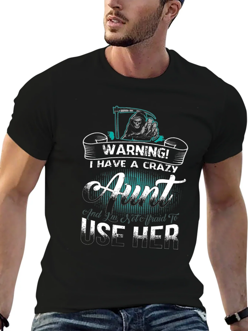 Crazy Aunt Warning Graphic Tee - Unisex
