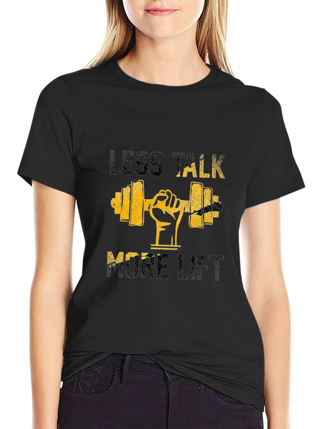 Less Talk More Lift Graphic T-Shirt