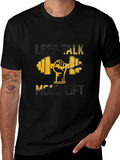 Less Talk More Lift Graphic T-Shirt