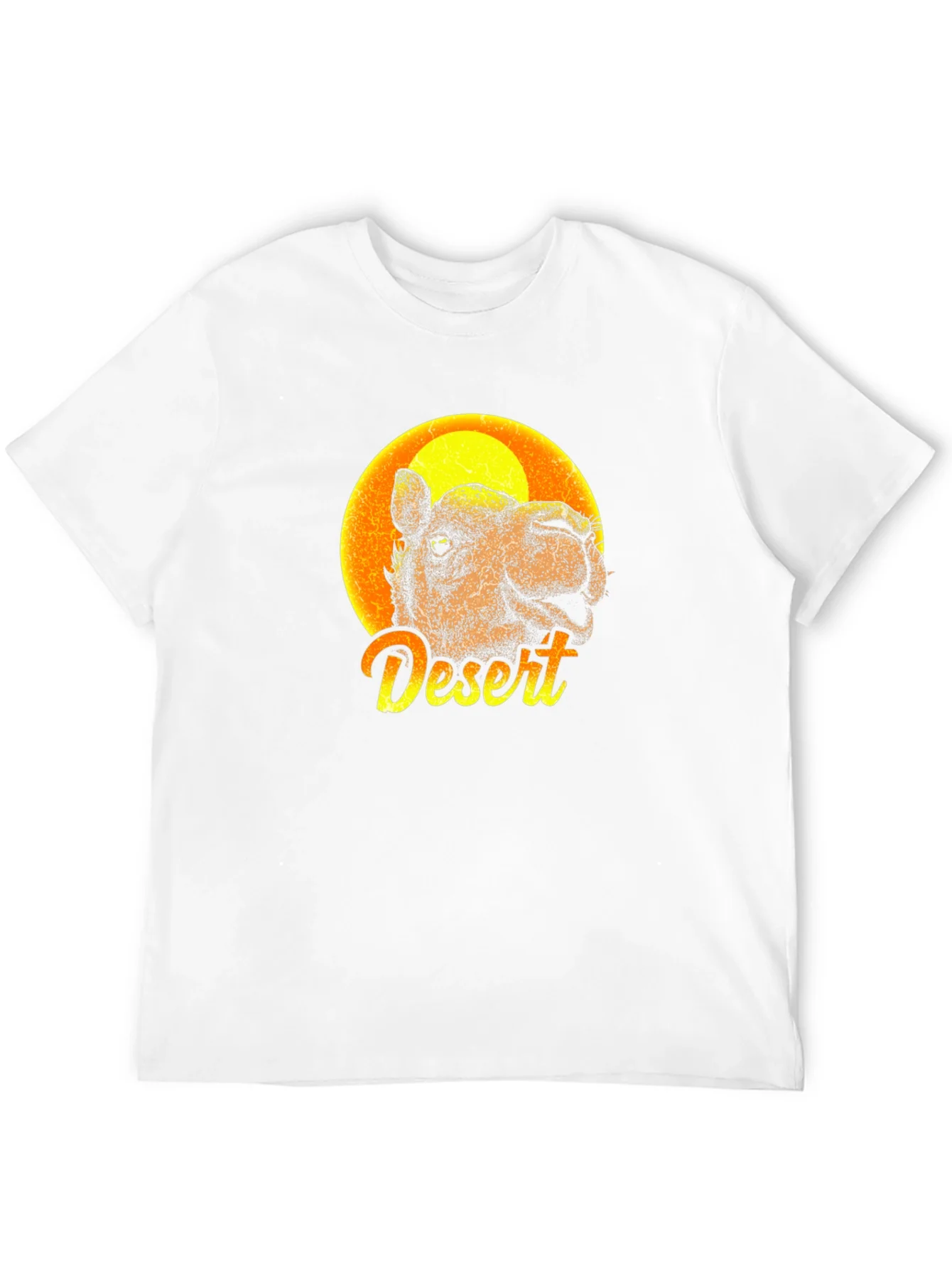 Desert Camel Graphic Tee - Mens Black T-Shirt