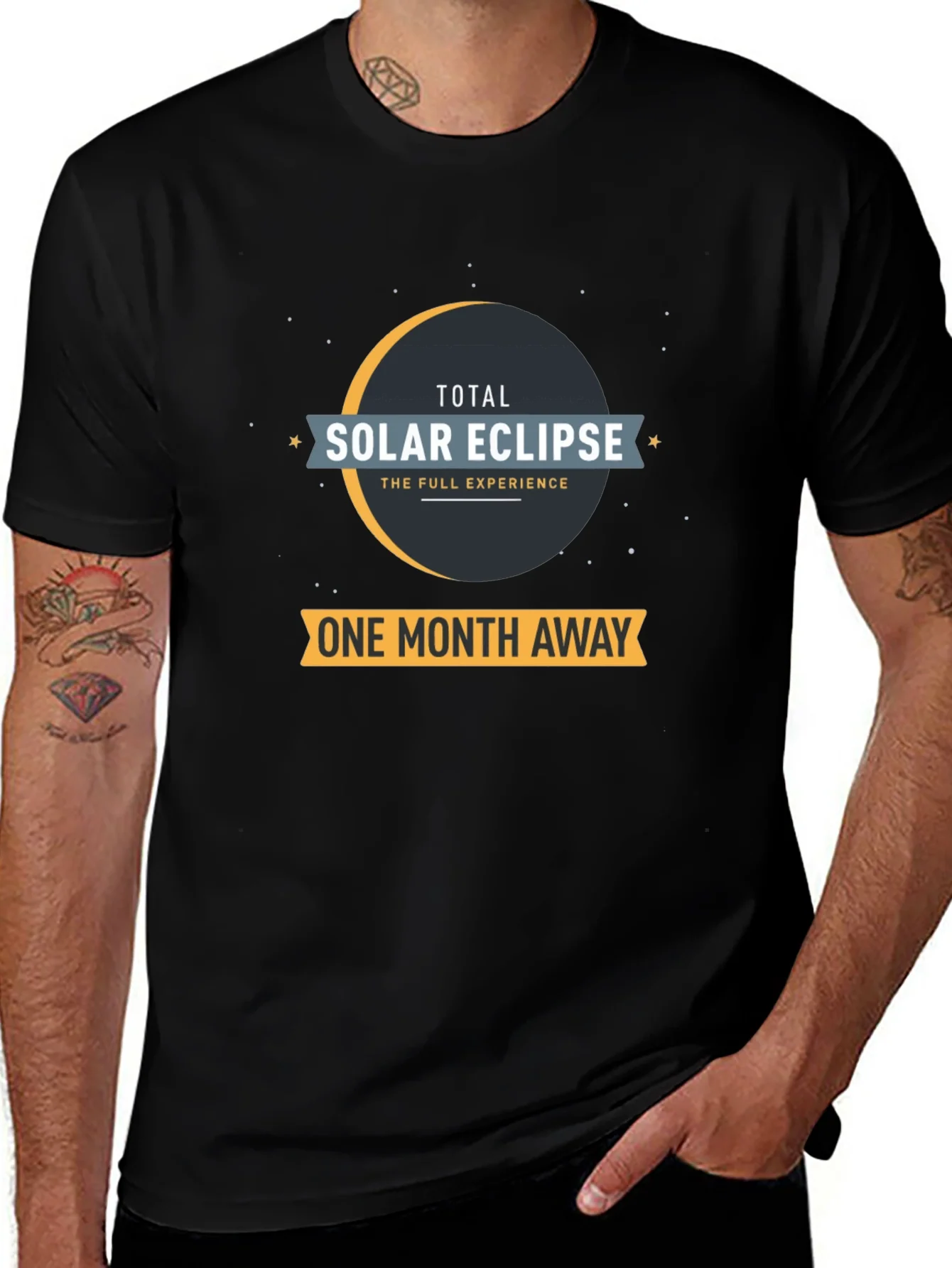 Total Solar Eclipse T-Shirt - One Month Away