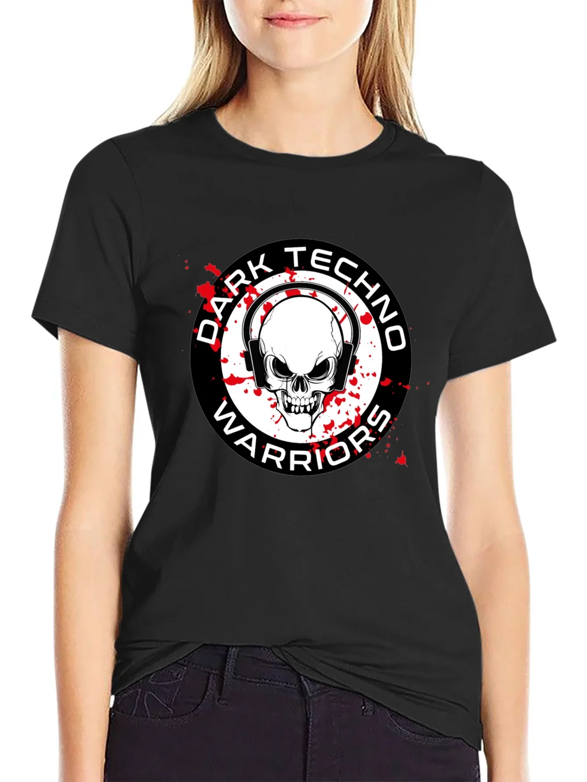 Dark Techno Warriors Graphic T-Shirt