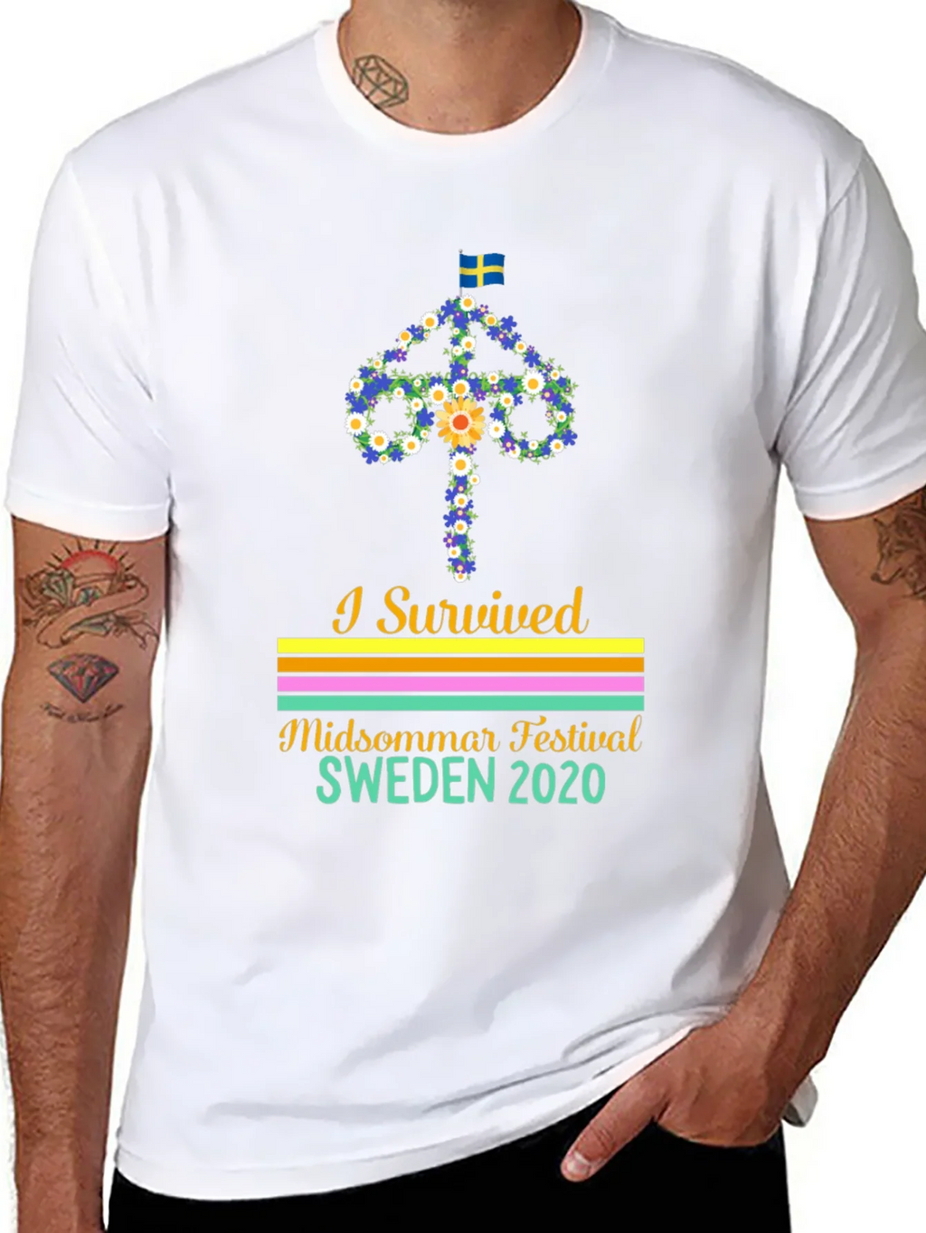 I Survived Sweden Midsommar Festival 2020 T-Shirt