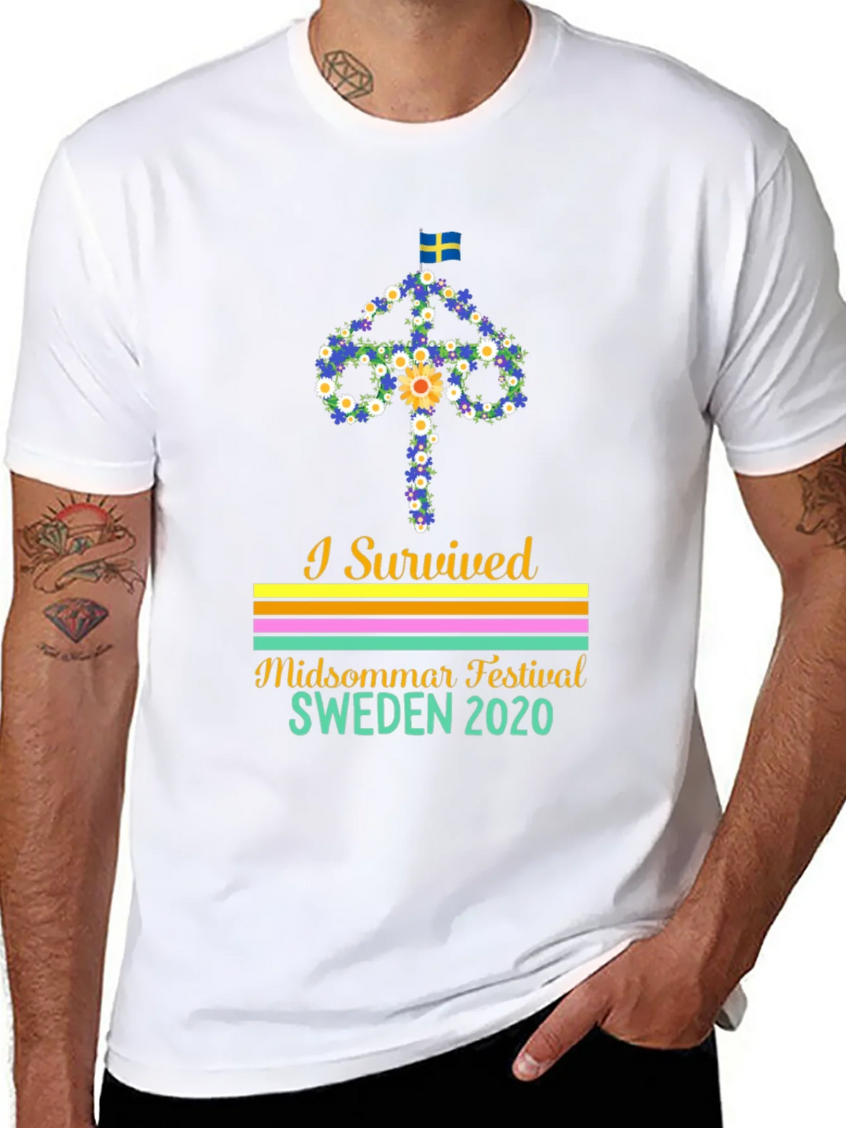 I Survived Sweden Midsommar Festival 2020 T-Shirt