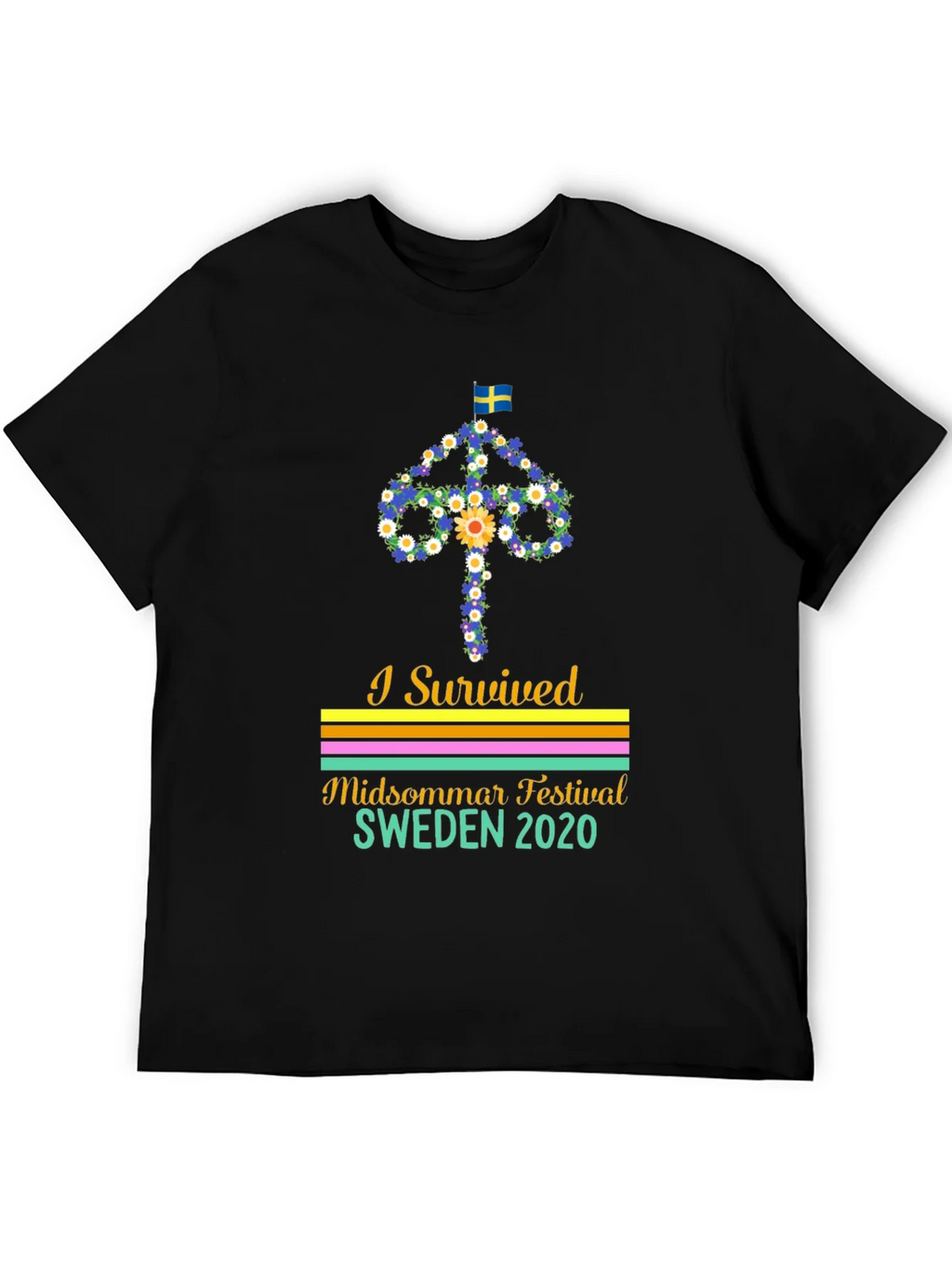 I Survived Sweden Midsommar Festival 2020 T-Shirt