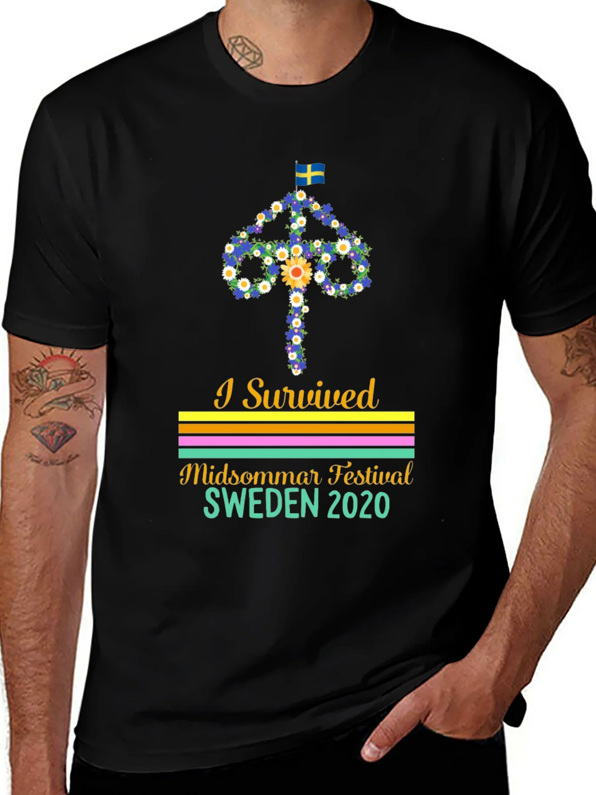 I Survived Sweden Midsommar Festival 2020 T-Shirt