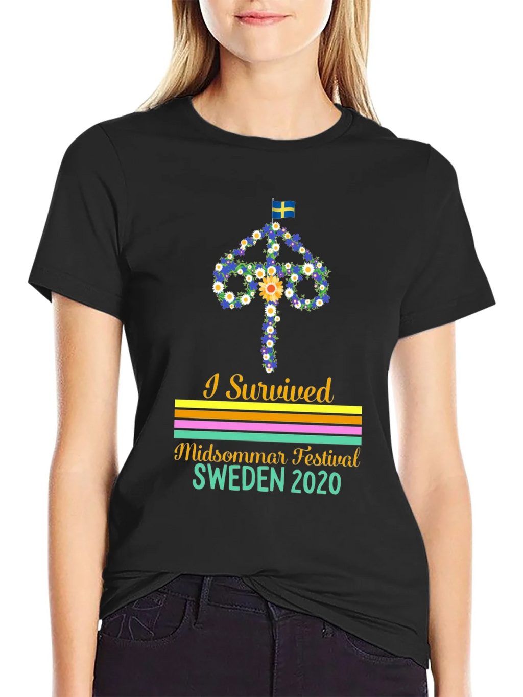 I Survived Sweden Midsommar Festival 2020 T-Shirt