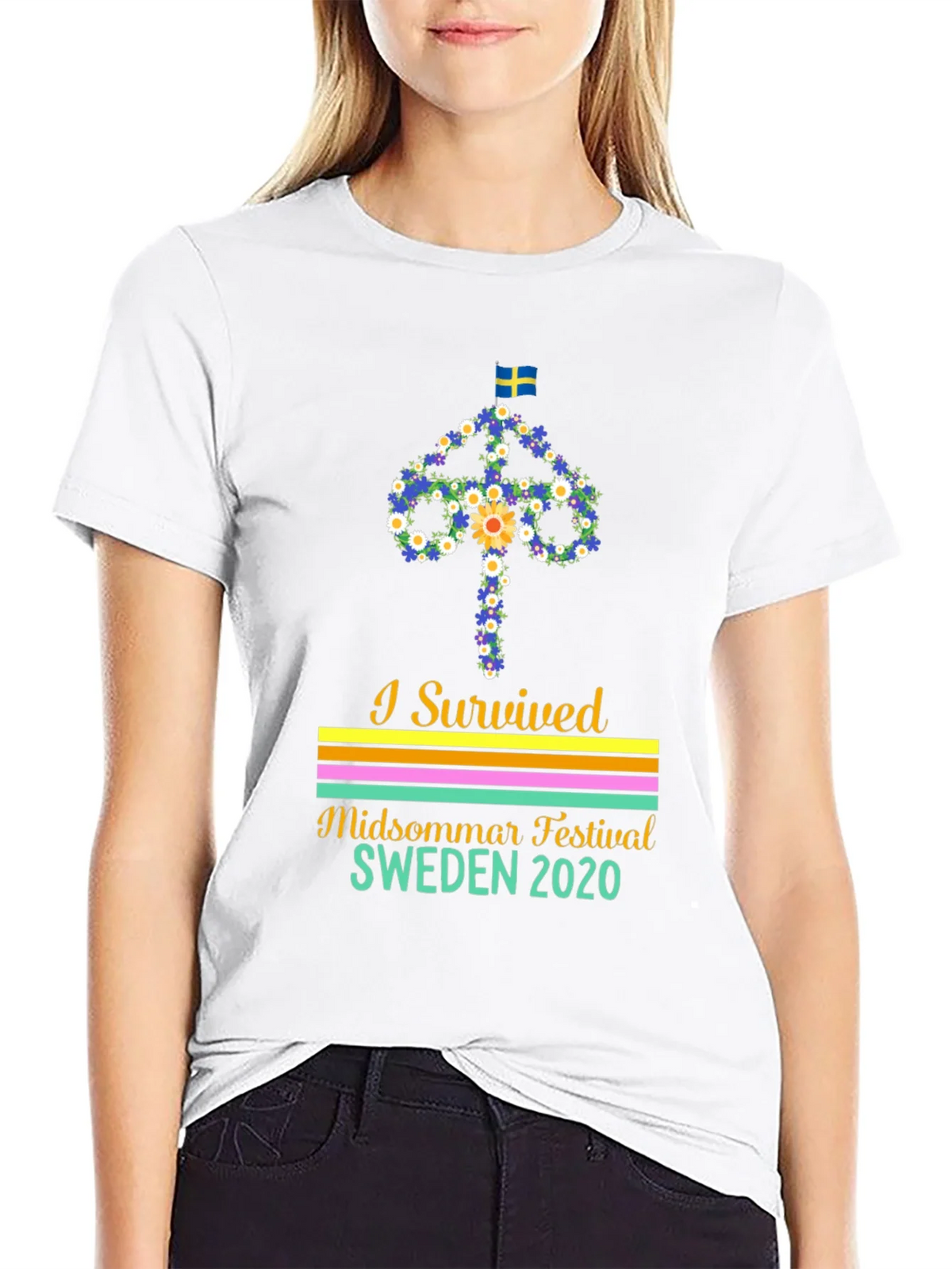 I Survived Sweden Midsommar Festival 2020 T-Shirt