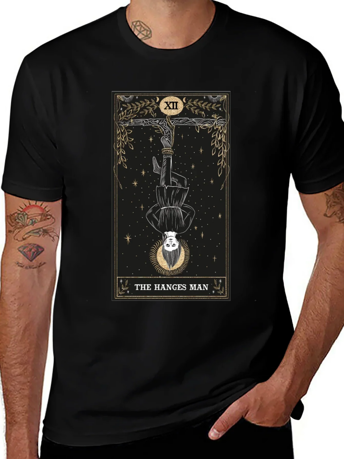 The Hanged Man Tarot Card T-Shirt