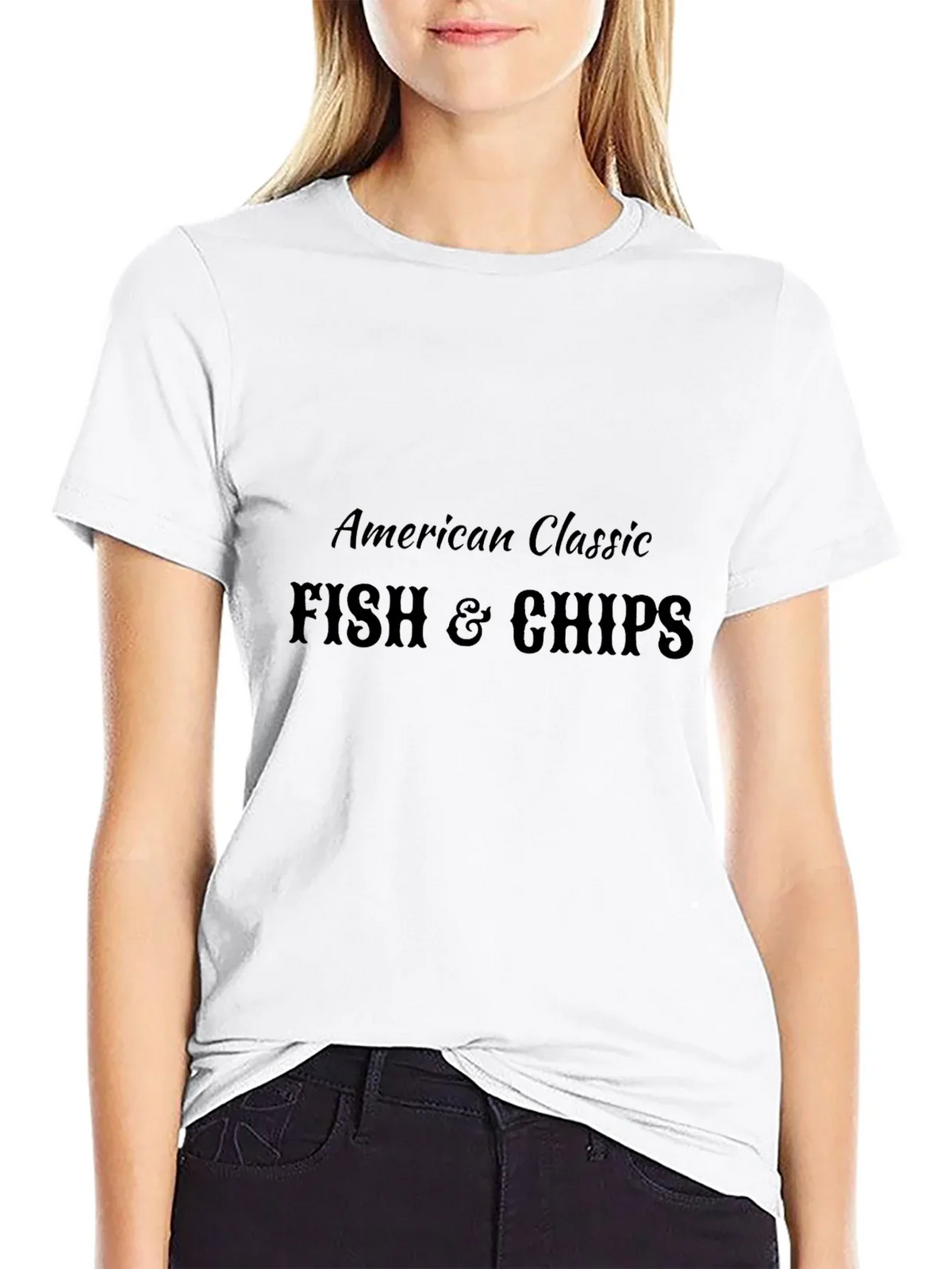 American Classic Fish & Chips Graphic T-Shirt