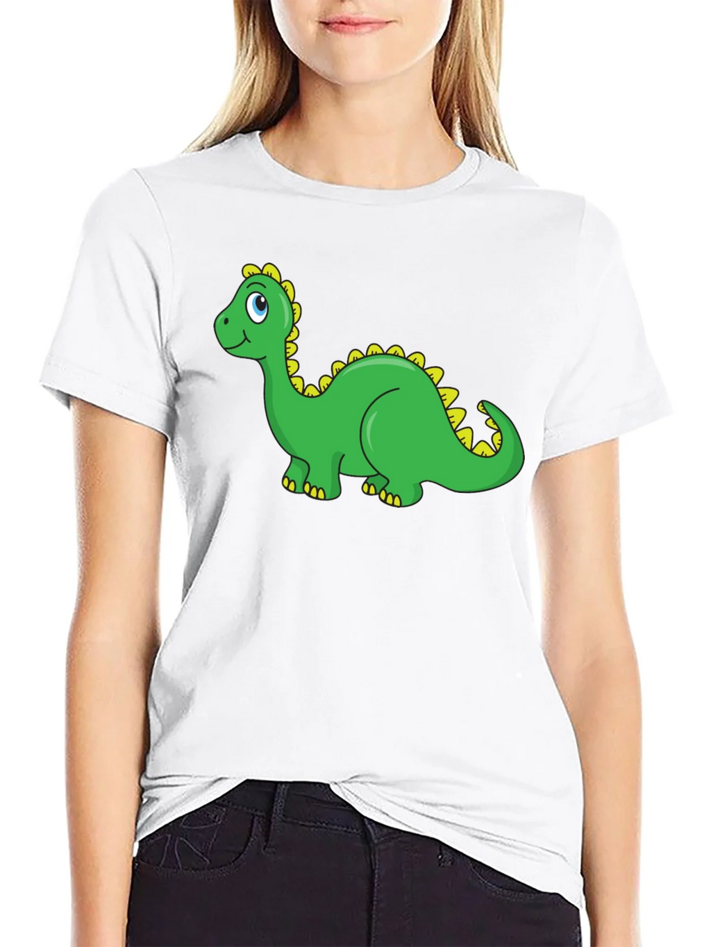 Dino Graphic Tee - Black Casual Shirt