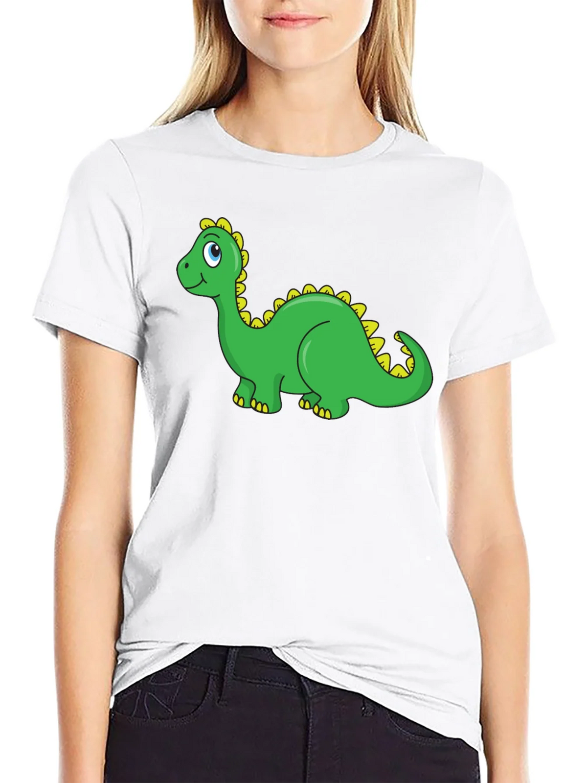 Dino Graphic Tee - Black Casual Shirt