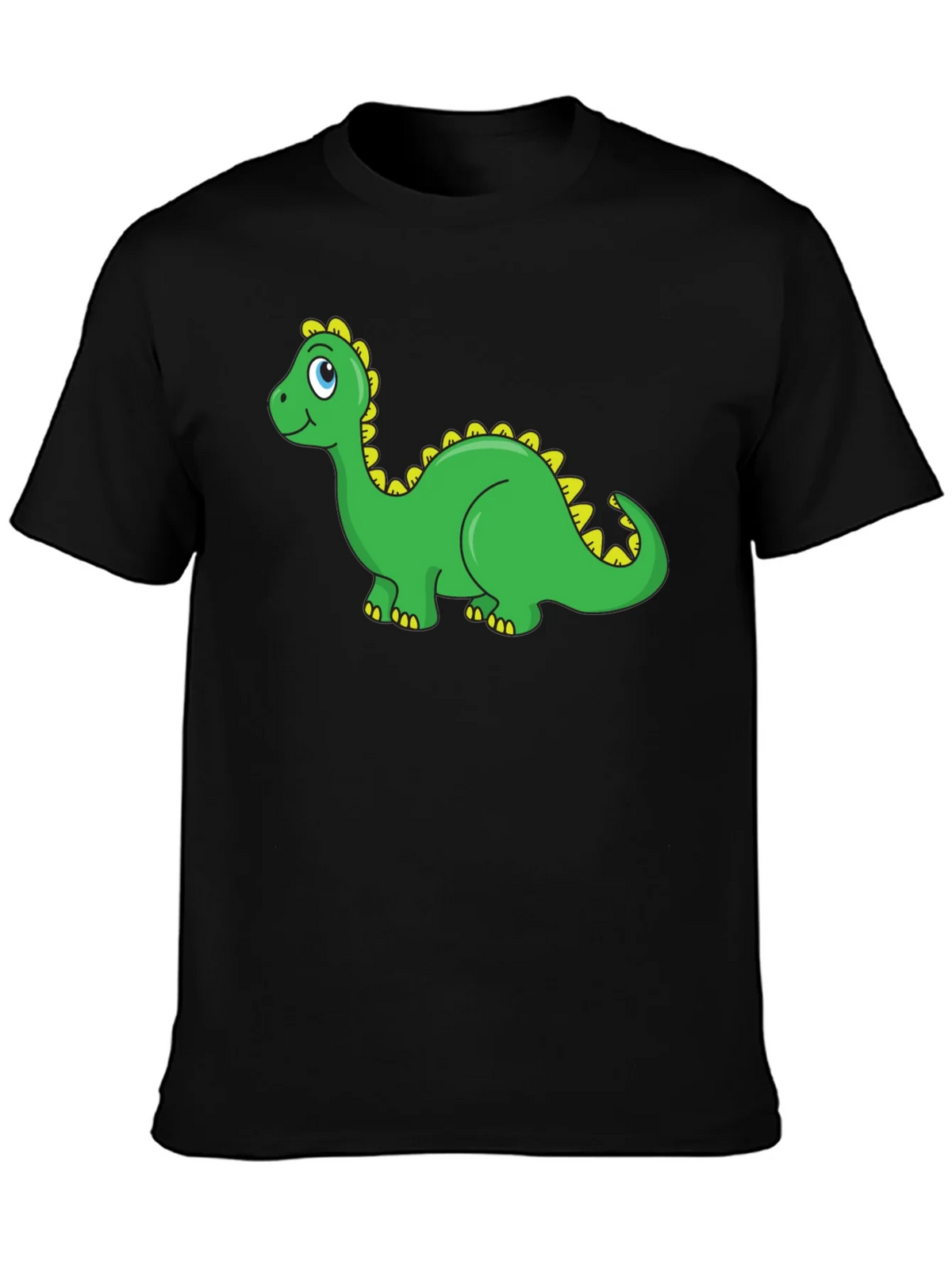 Dino Graphic Tee - Black Casual Shirt