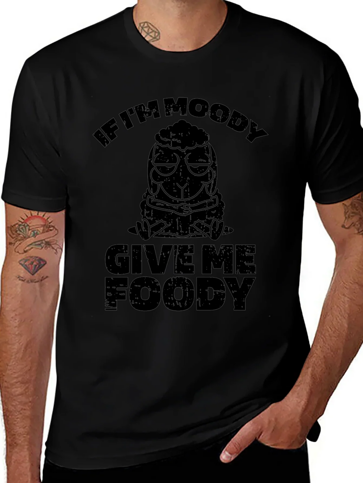 Moody Sheep Funny Graphic Tee