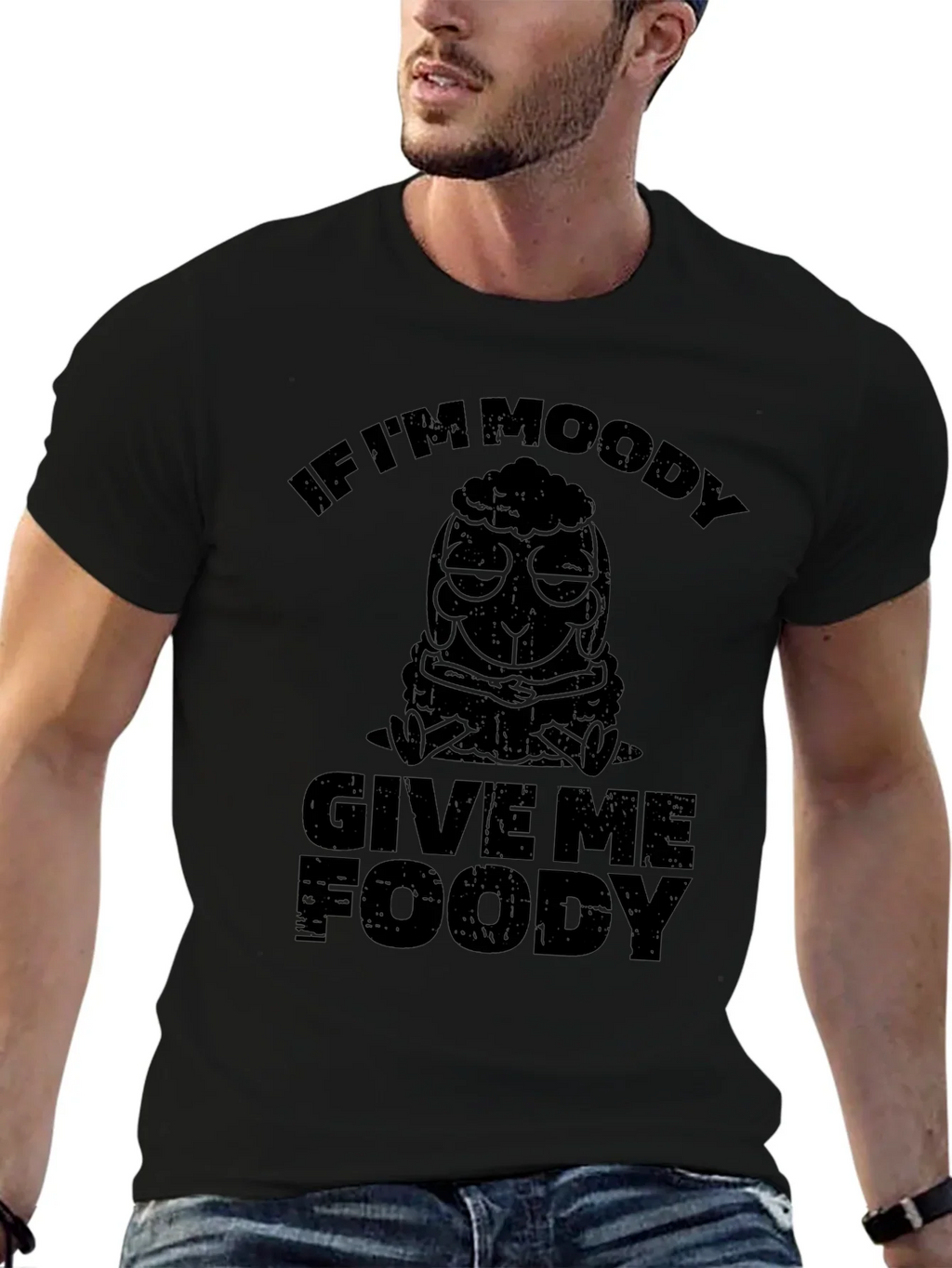 Moody Sheep Funny Graphic Tee
