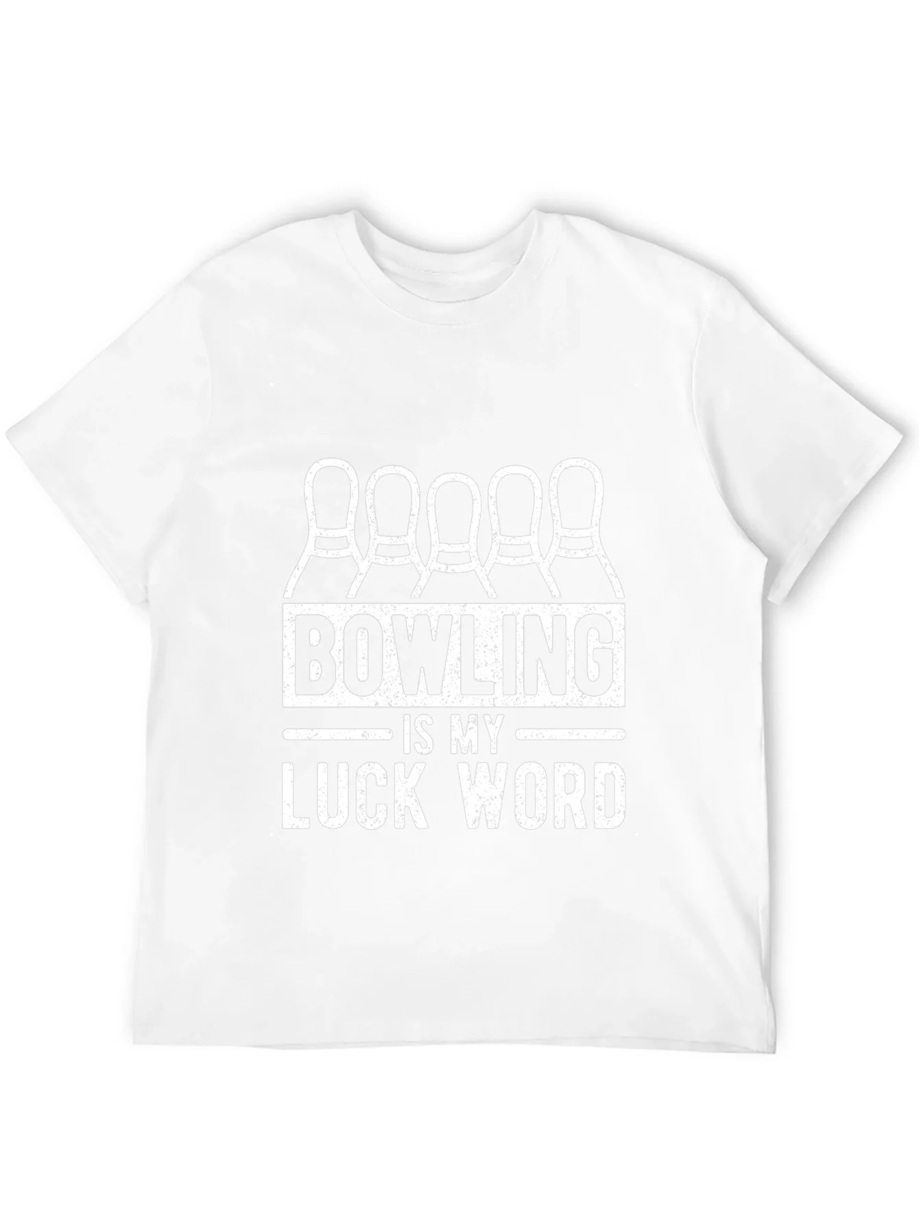 Bowling is My Luck Word T-Shirt