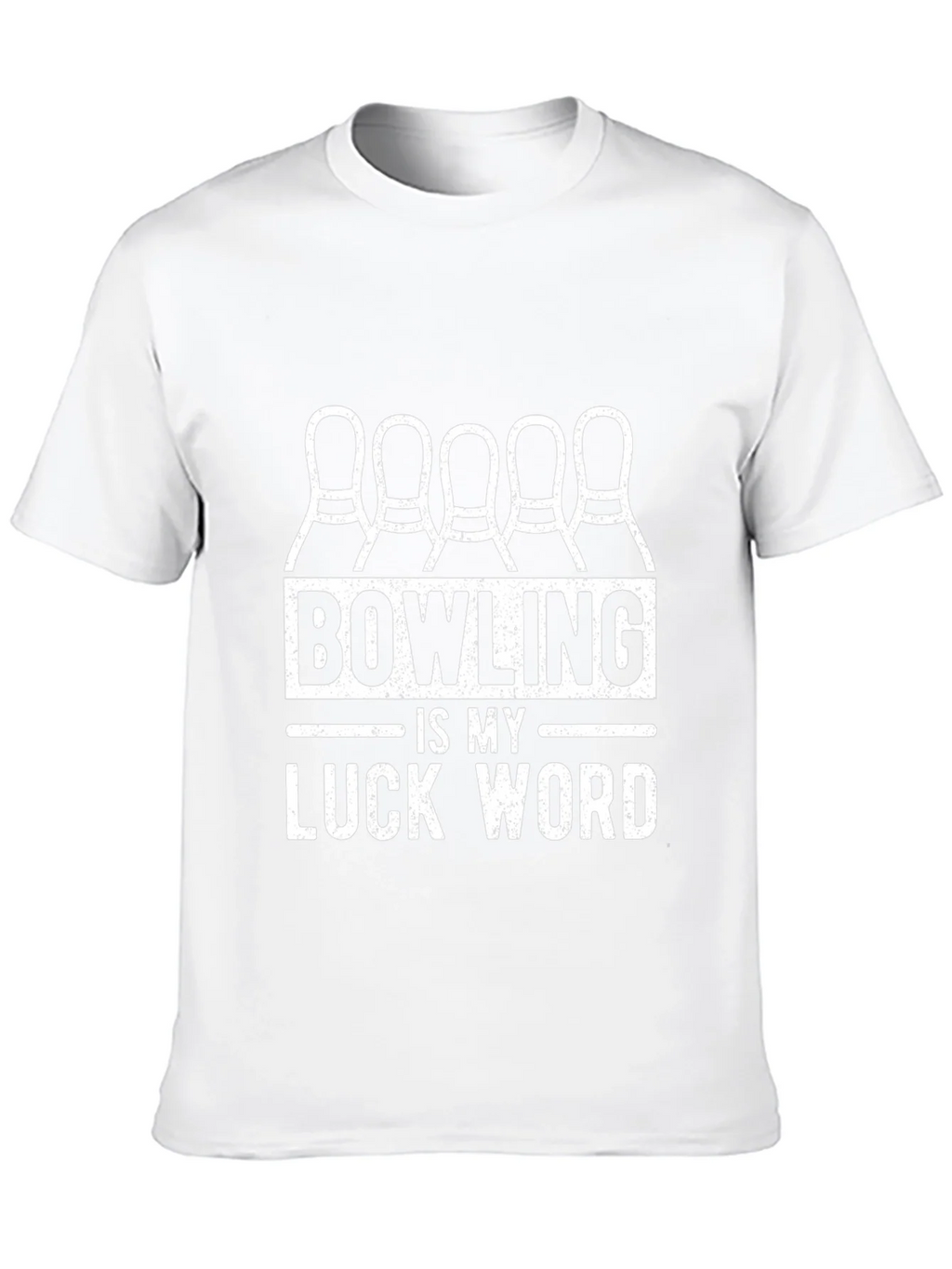 Bowling is My Luck Word T-Shirt