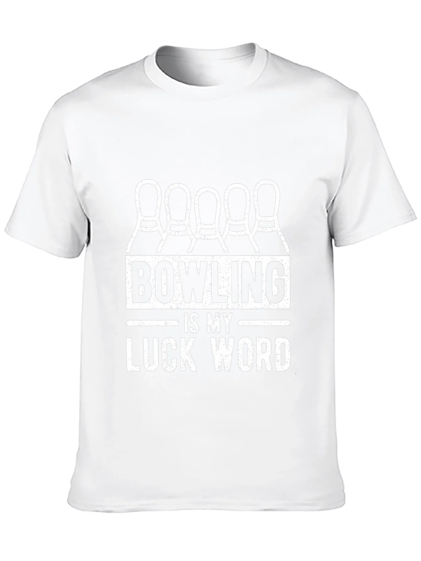 Bowling is My Luck Word T-Shirt