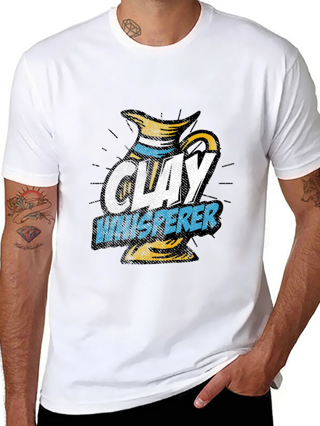 Clay Whisperer Graphic Tee - Pottery Lovers T-Shirt