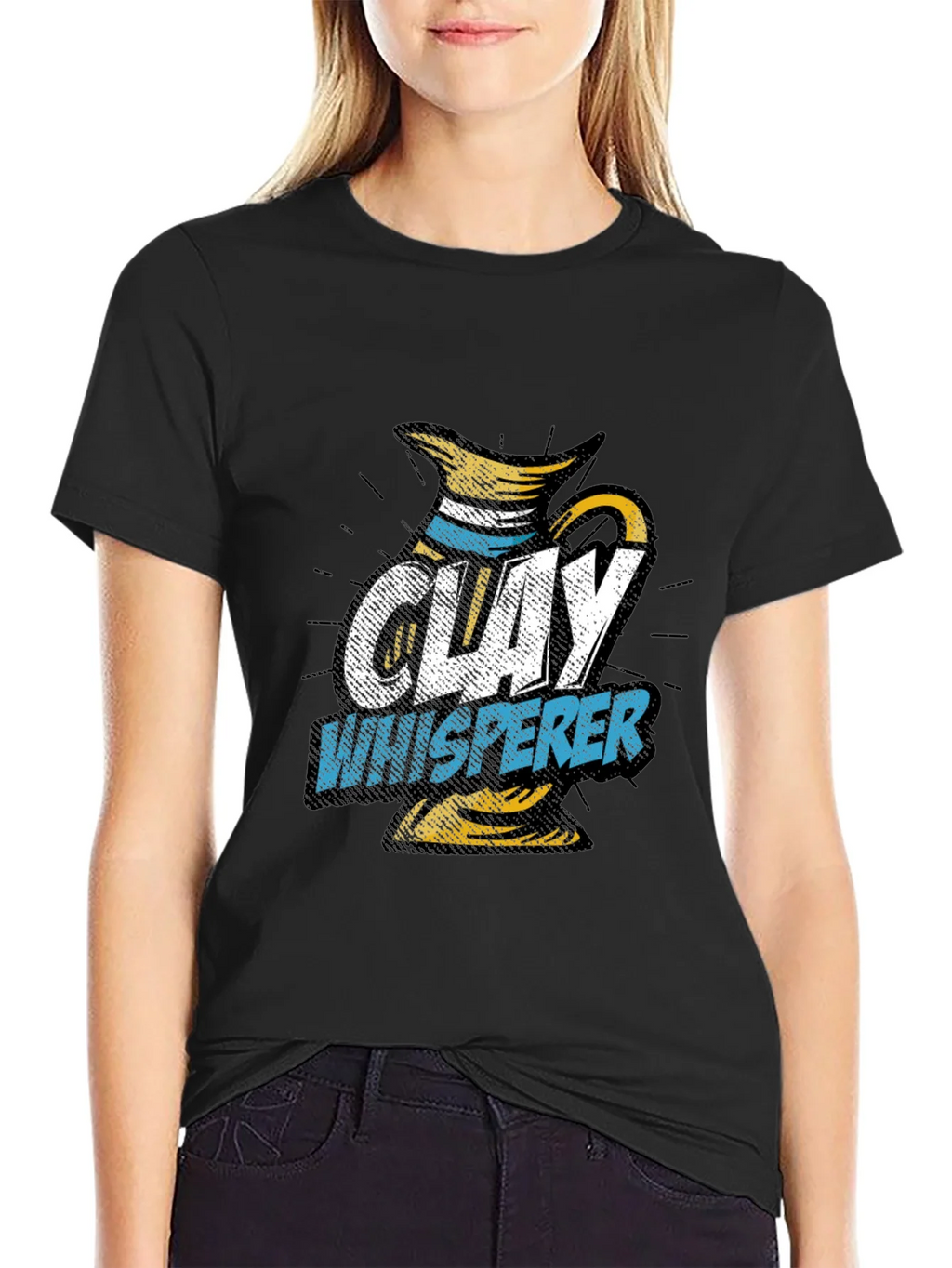 Clay Whisperer Graphic Tee - Pottery Lovers T-Shirt