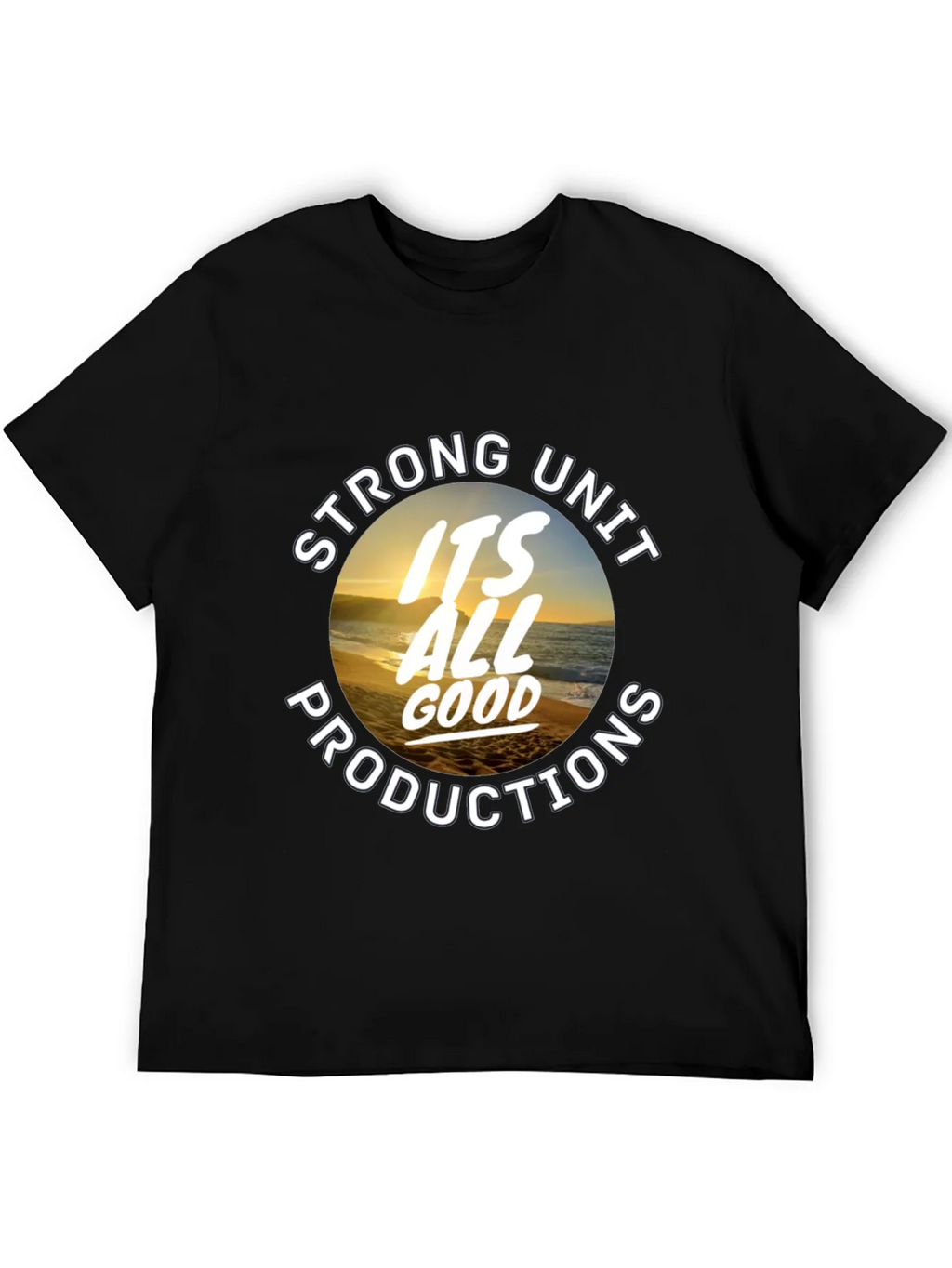 Strong Unit Productions Black Graphic Tee