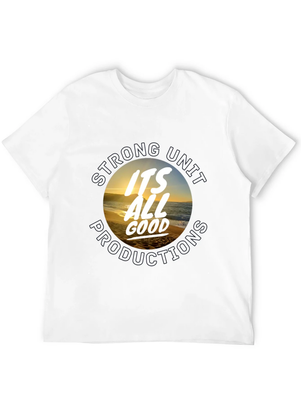 Strong Unit Productions Black Graphic Tee