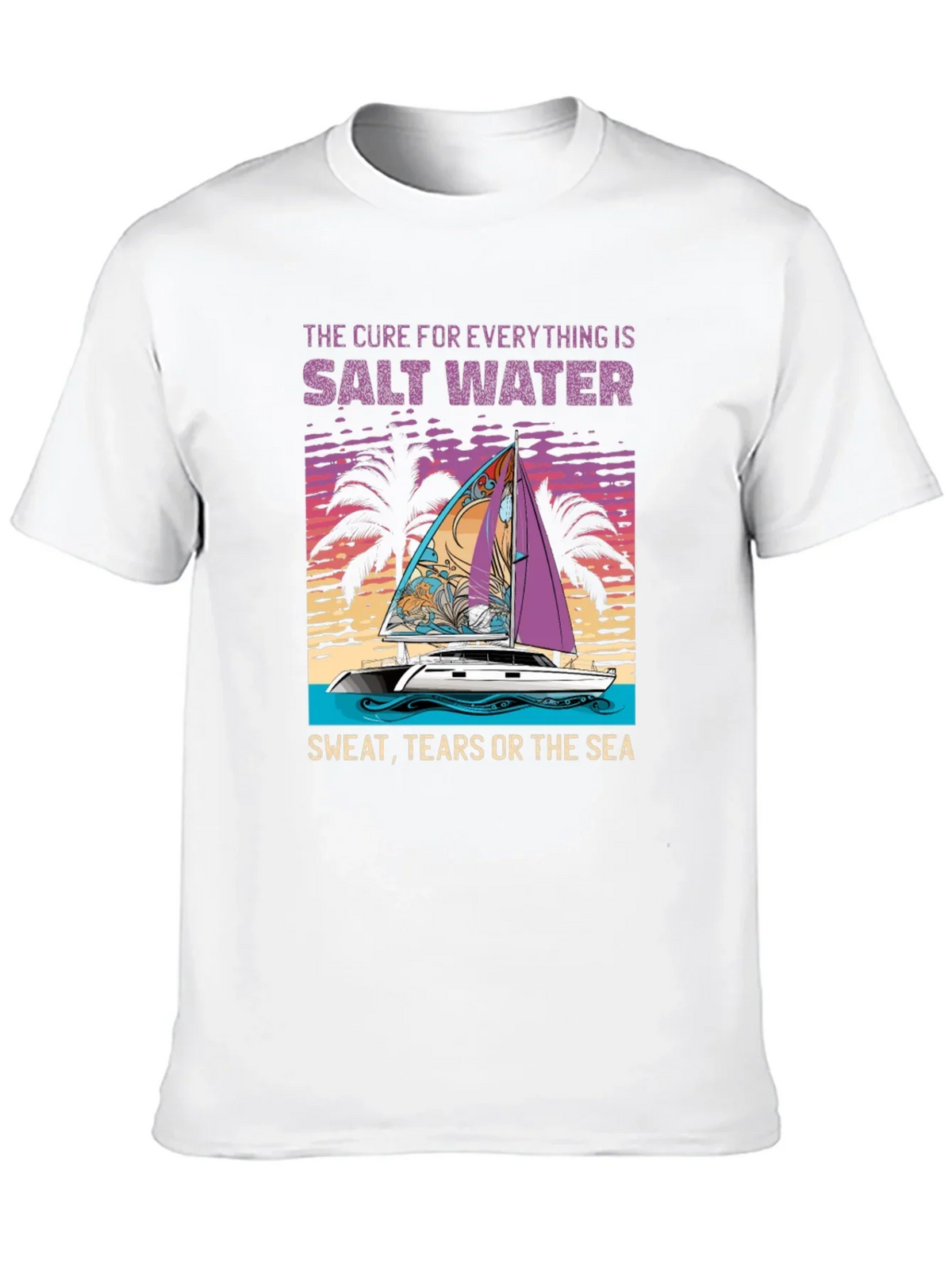 Salt Water Cure Black Graphic Tee
