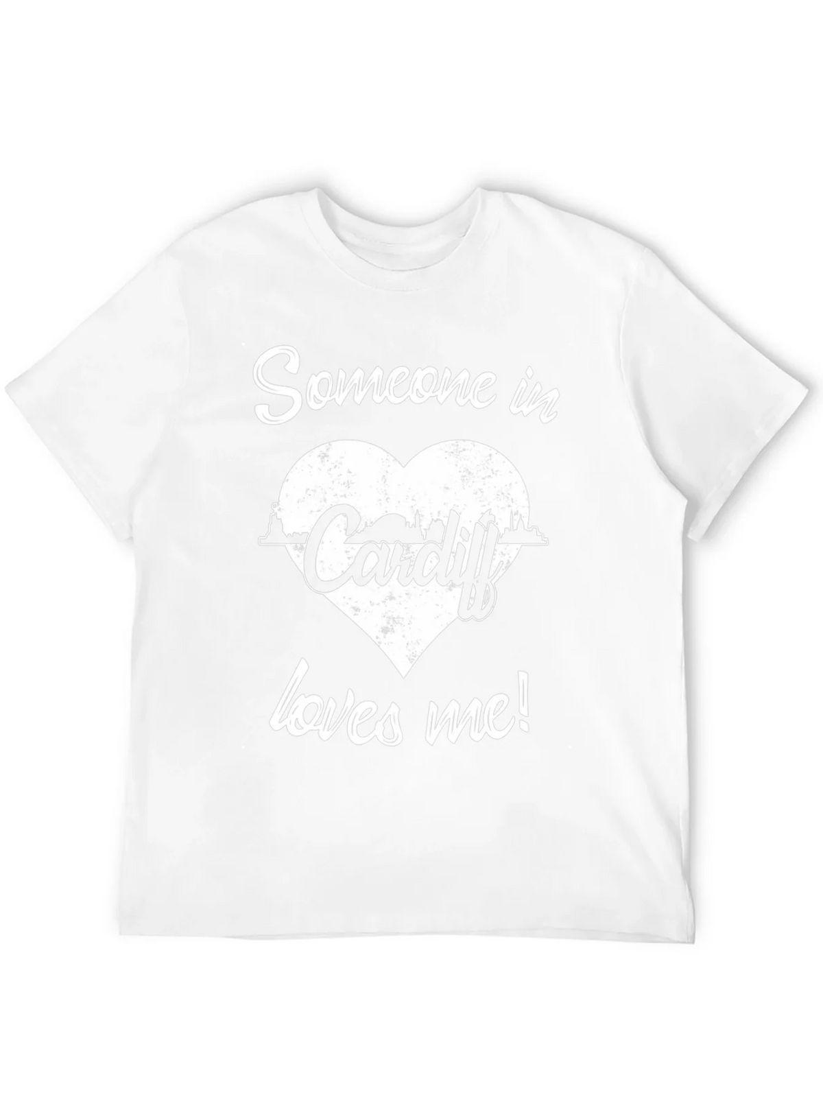 Someone in Cardiff Loves Me Black Graphic Tee