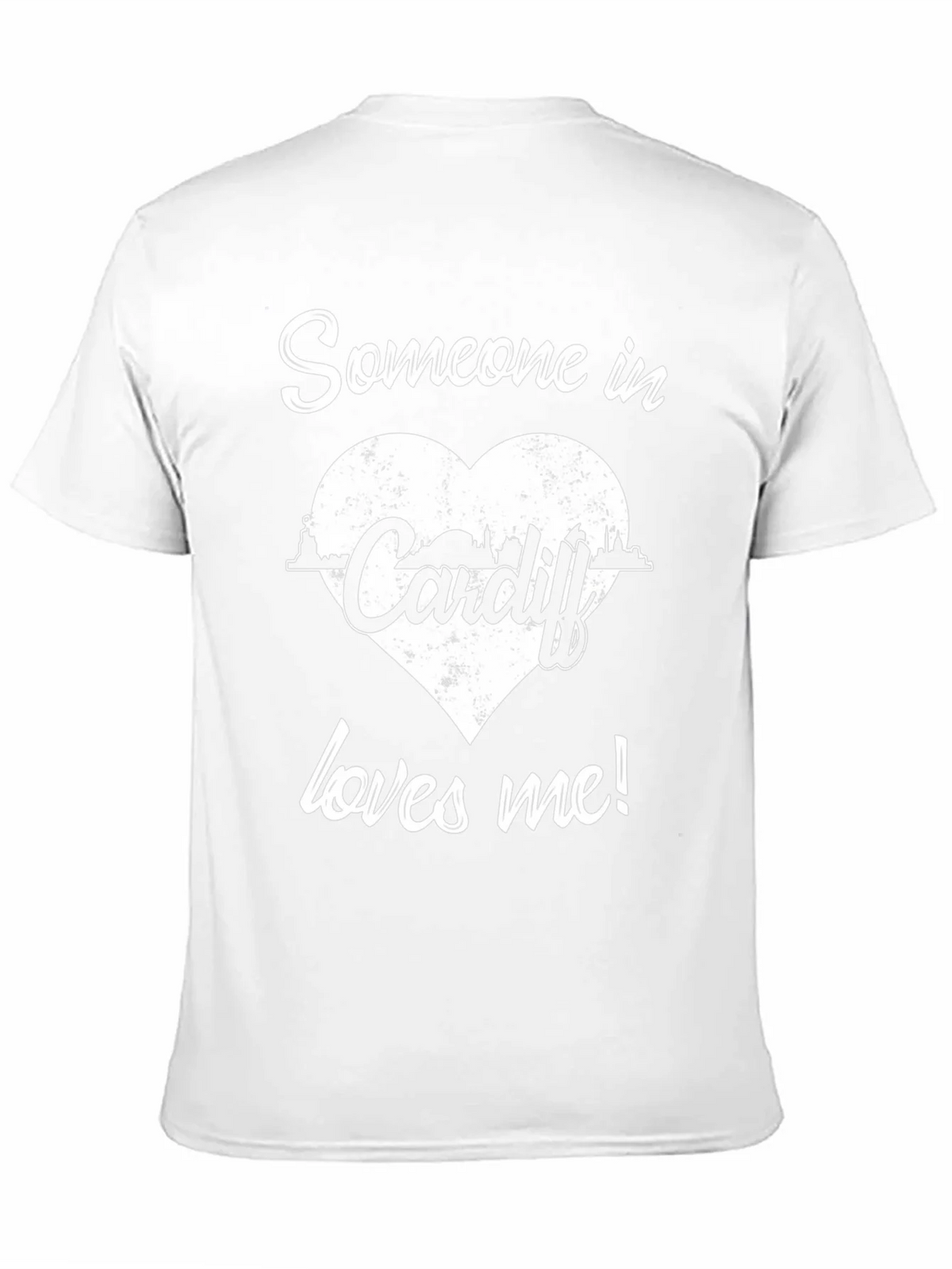 Someone in Cardiff Loves Me Black Graphic Tee